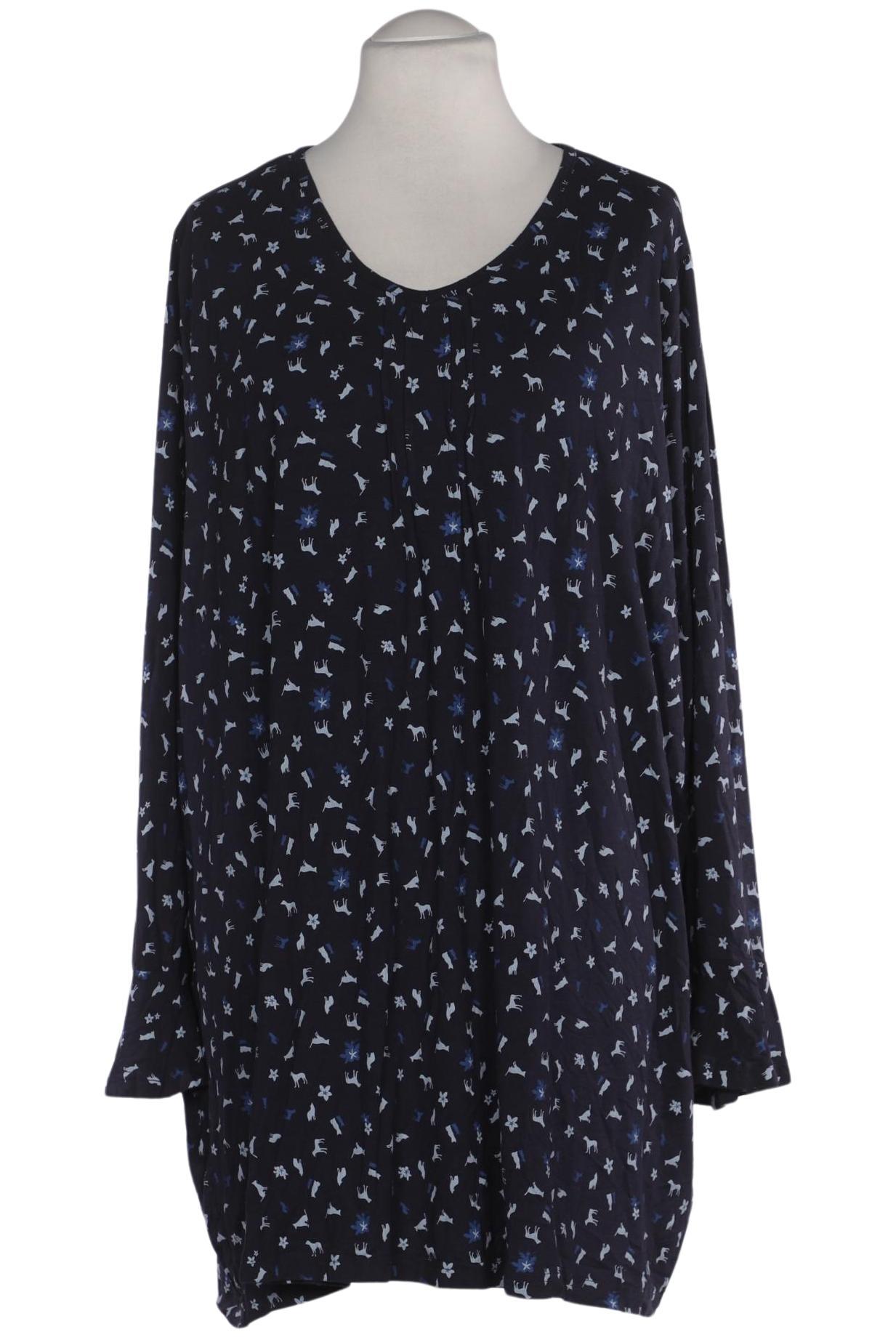 

Ulla Popken Damen Langarmshirt, marineblau, Gr. 52