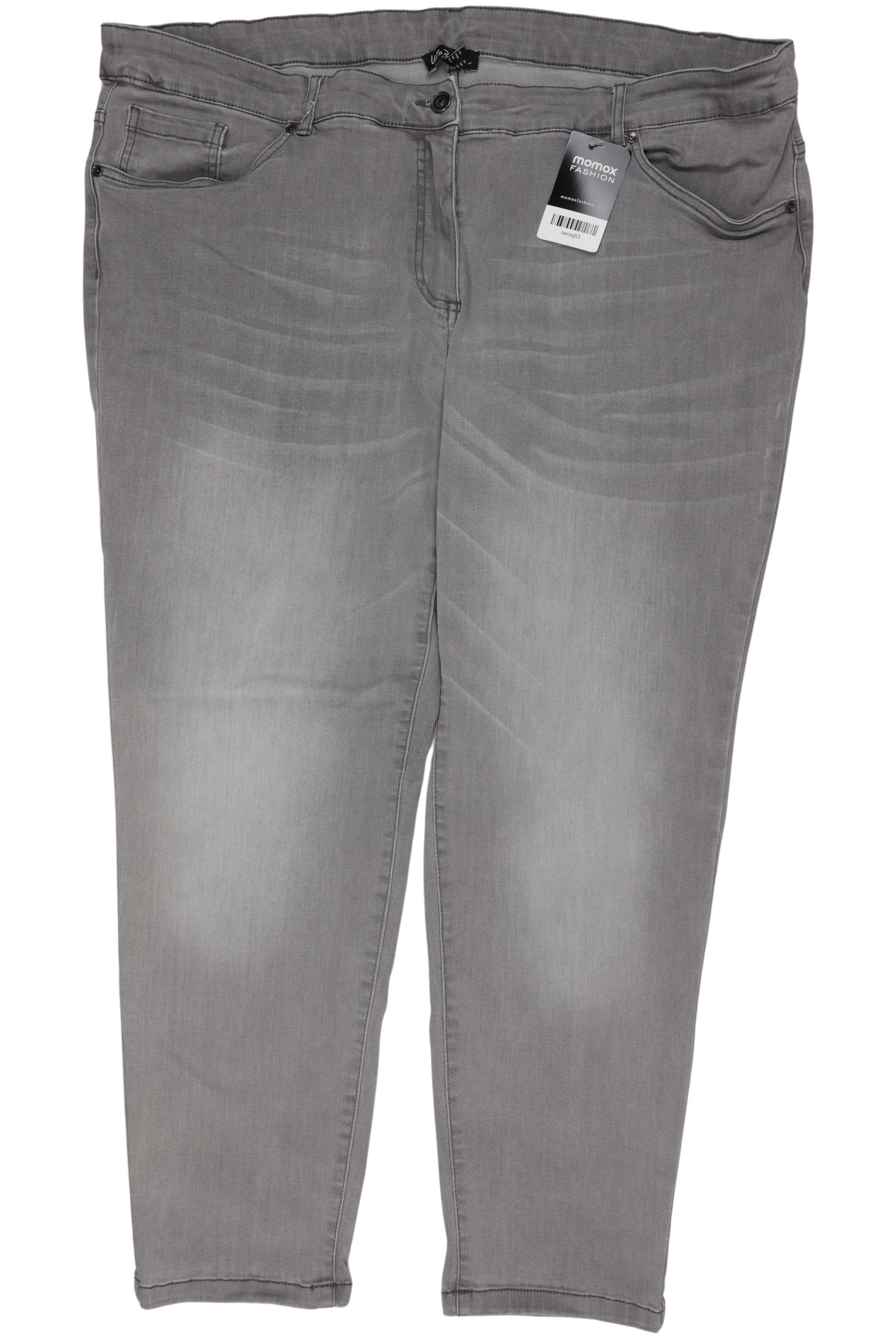 

Ulla Popken Damen Jeans, grau, Gr. 52