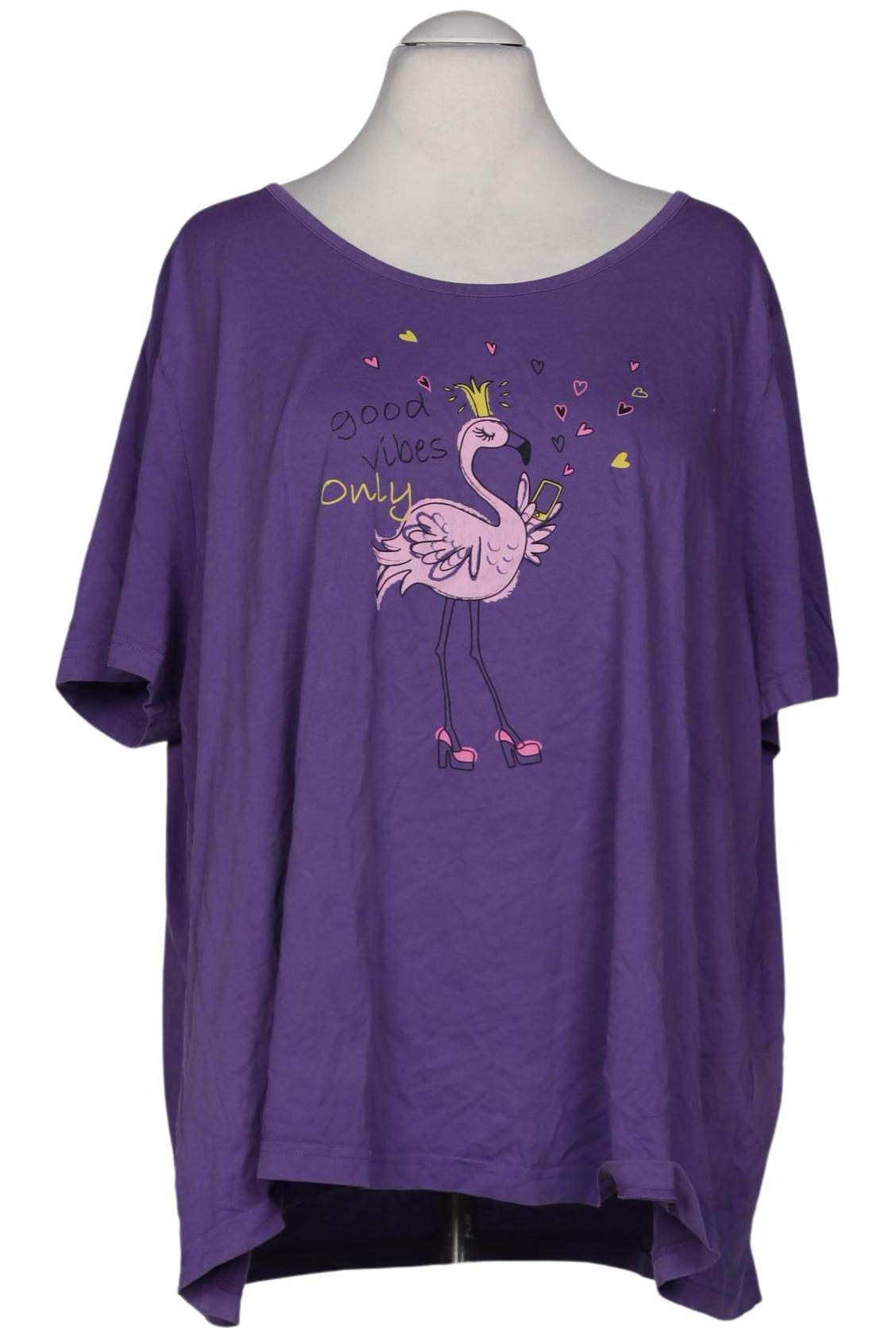 

Ulla Popken Damen T-Shirt, flieder, Gr. 52