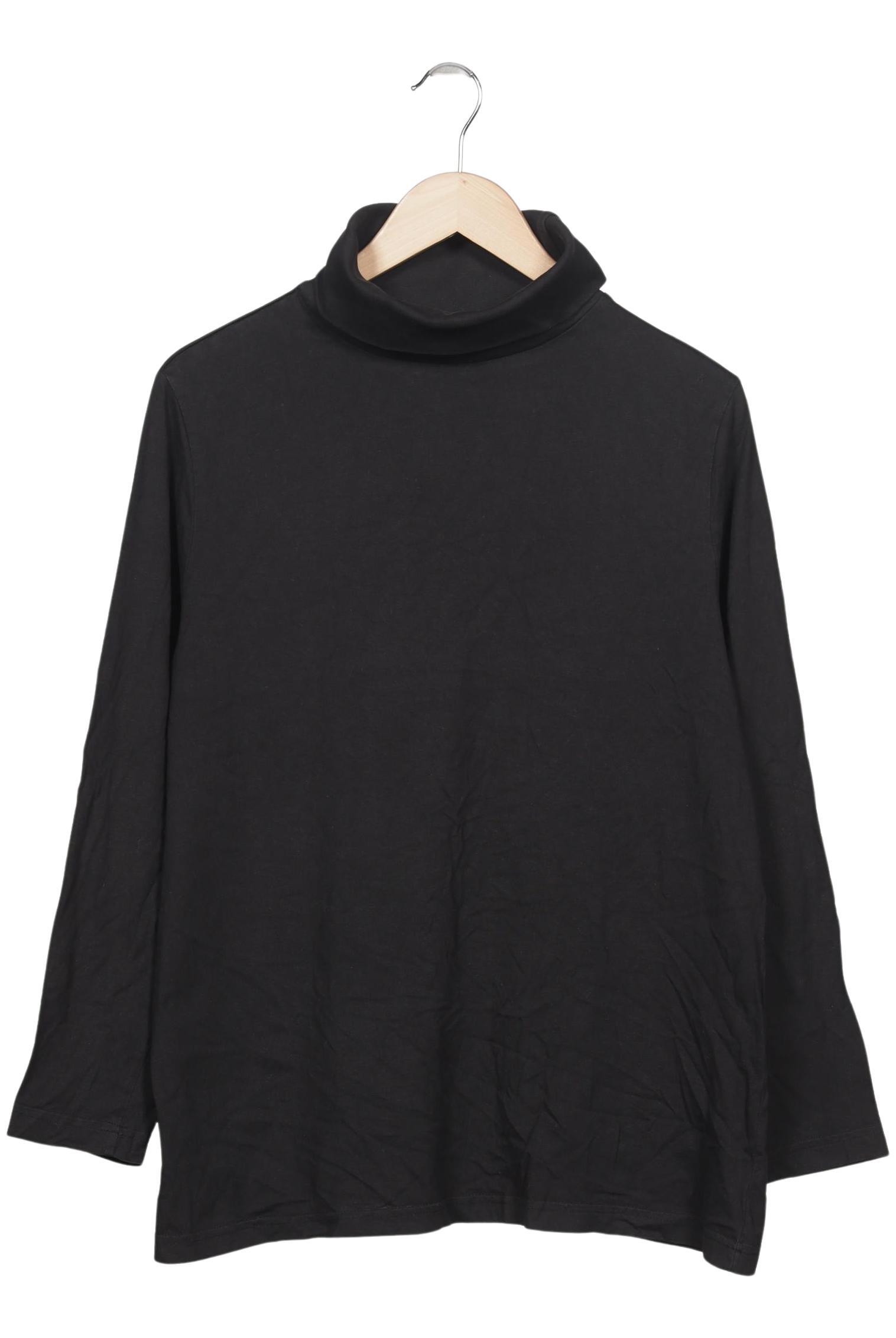 

Ulla Popken Damen Langarmshirt, schwarz, Gr. 46