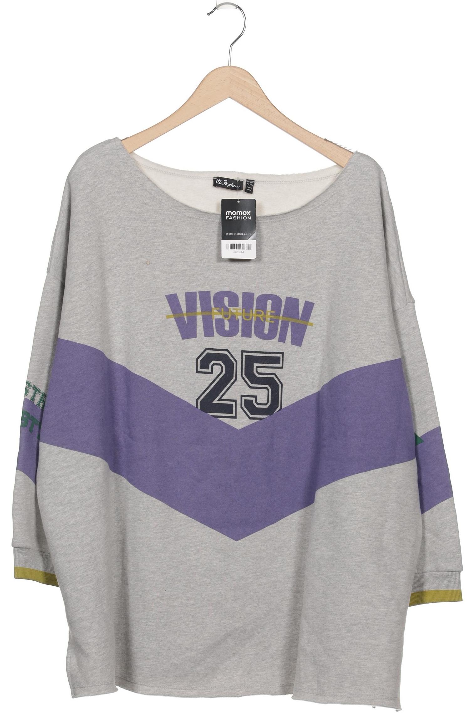 

Ulla Popken Damen Sweatshirt, grau, Gr. 50