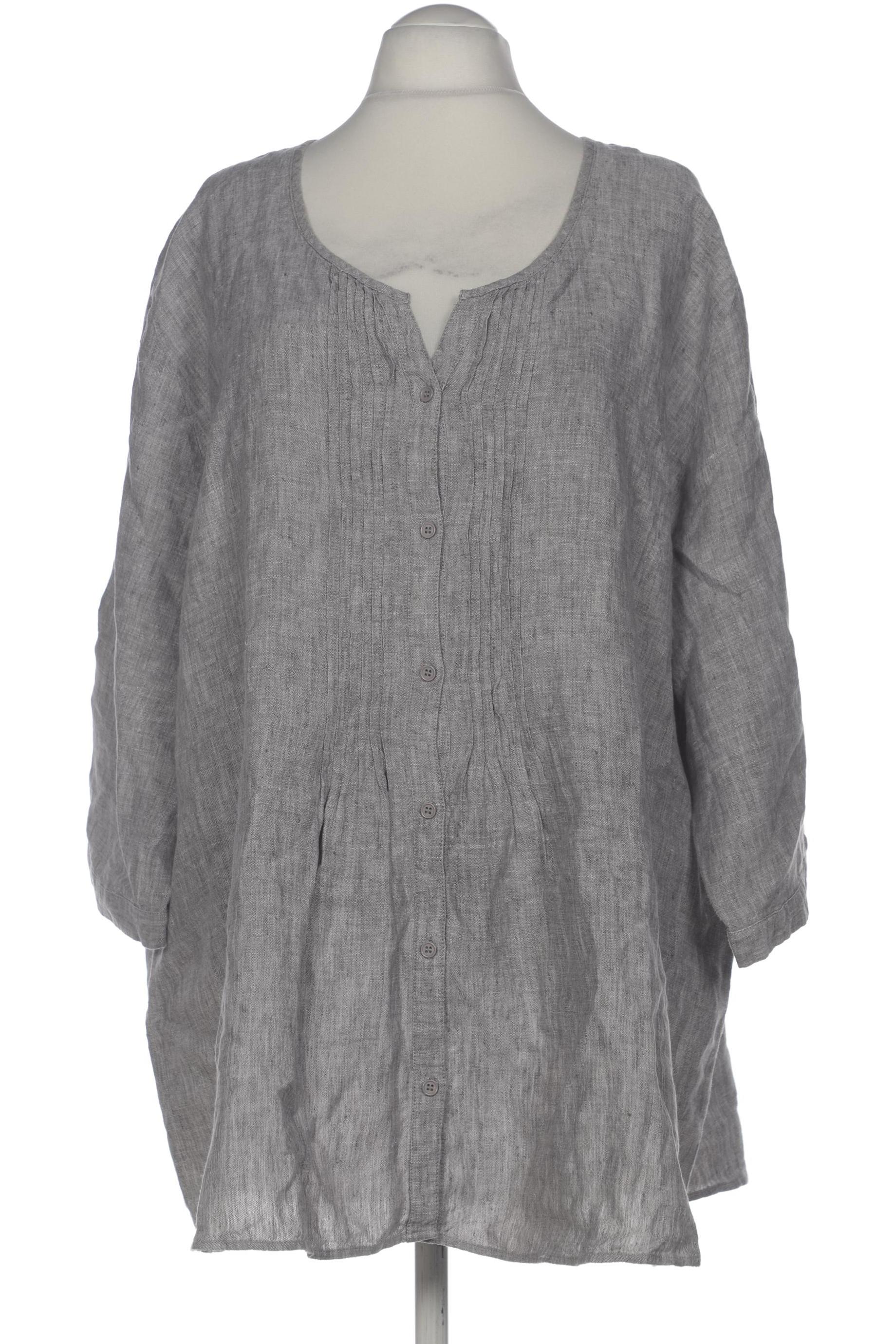 

Ulla Popken Damen Bluse, grau, Gr. 58