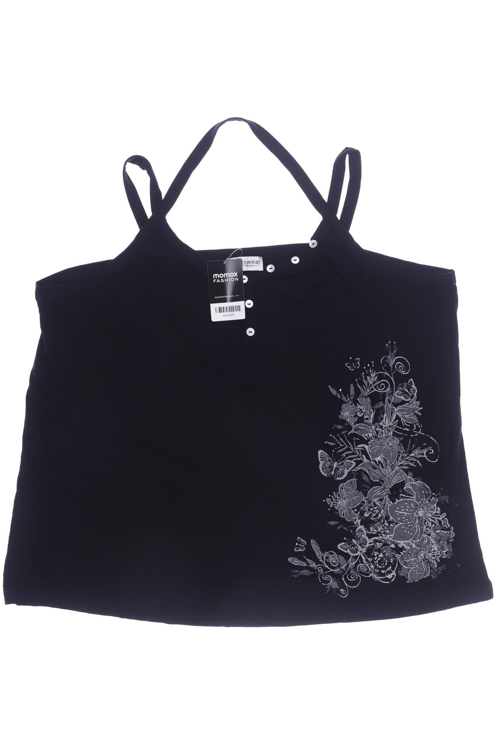 

Ulla Popken Damen Top, schwarz, Gr. 48