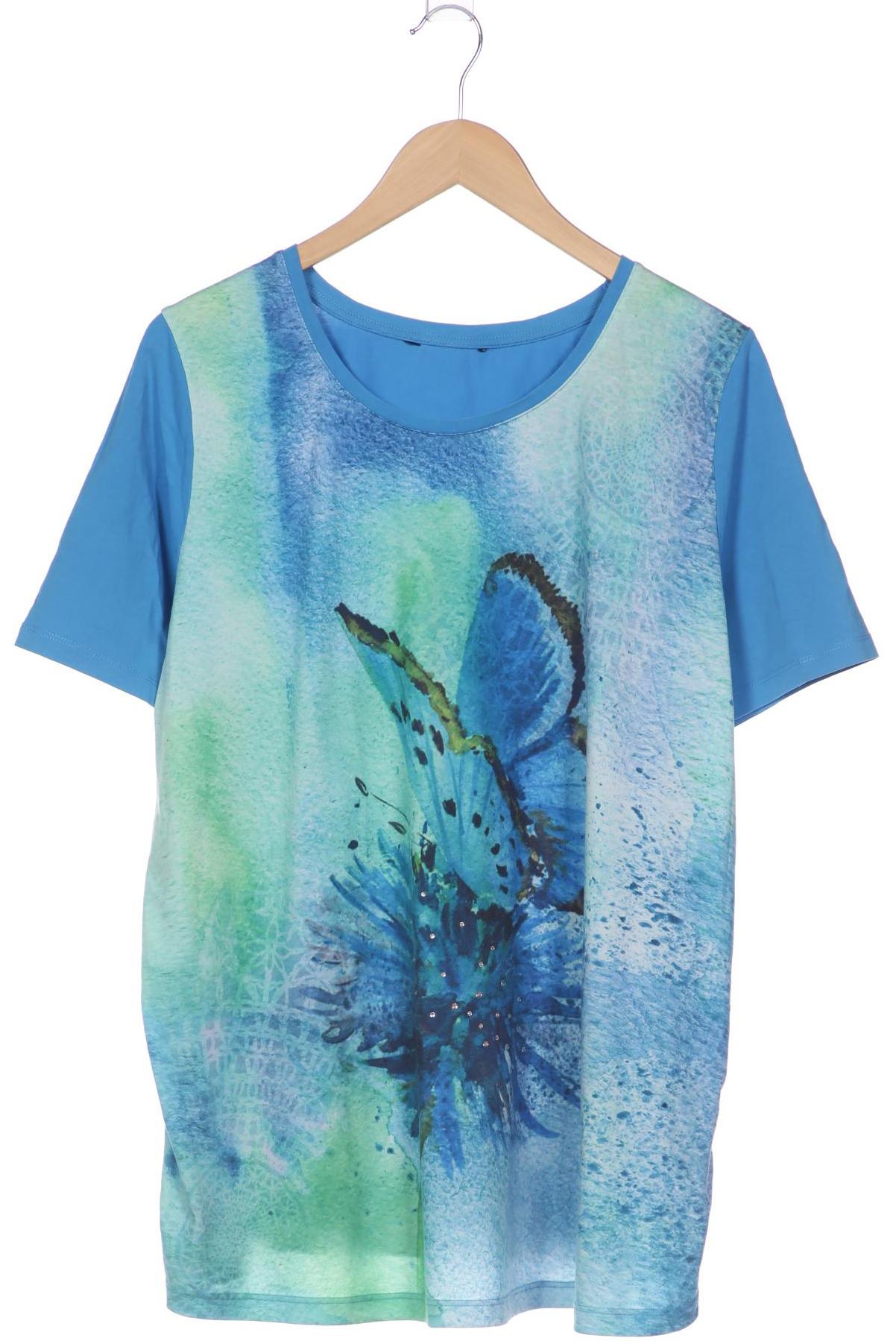 

Ulla Popken Damen T-Shirt, blau, Gr. 46