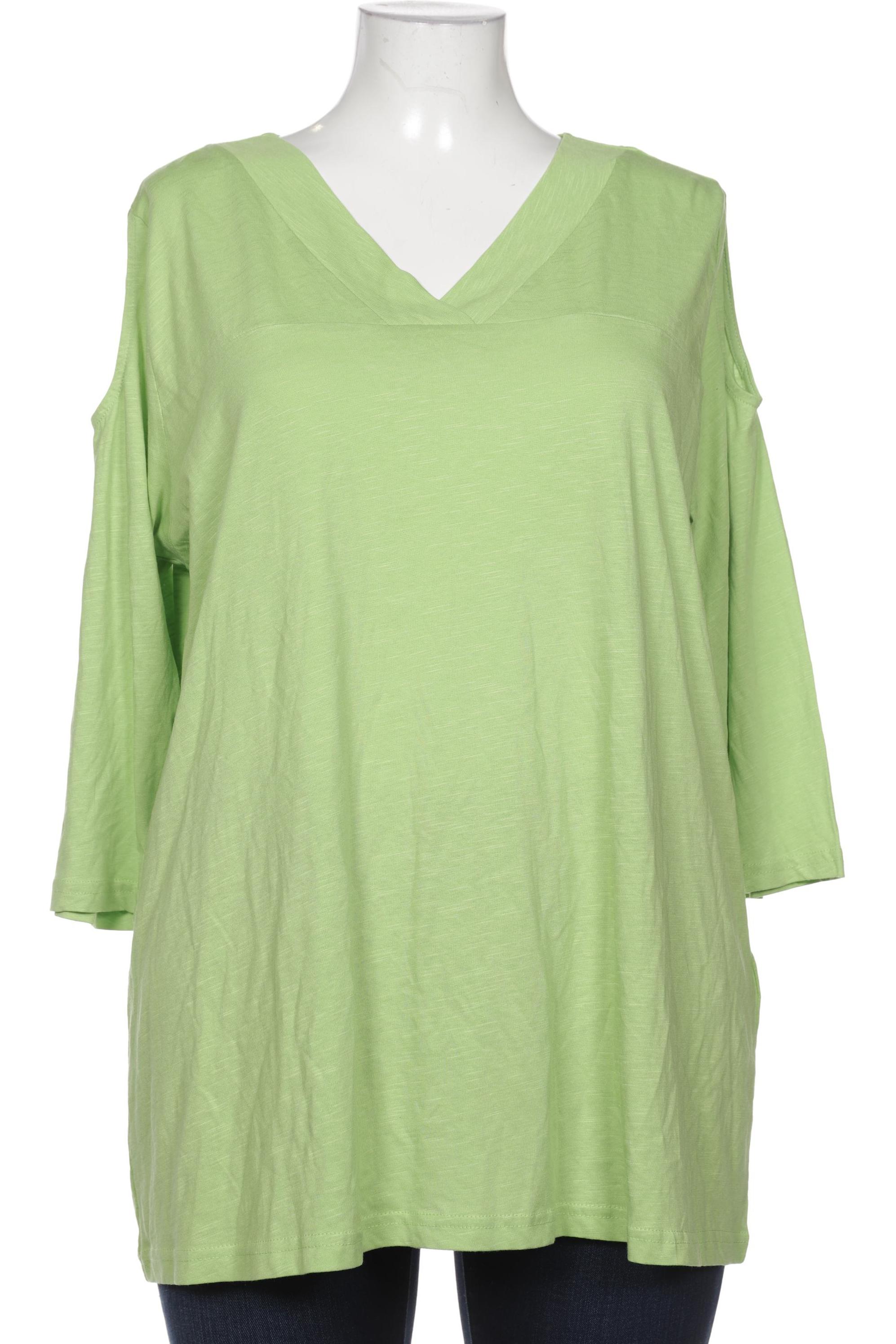 

Ulla Popken Damen Langarmshirt, grün, Gr. 46