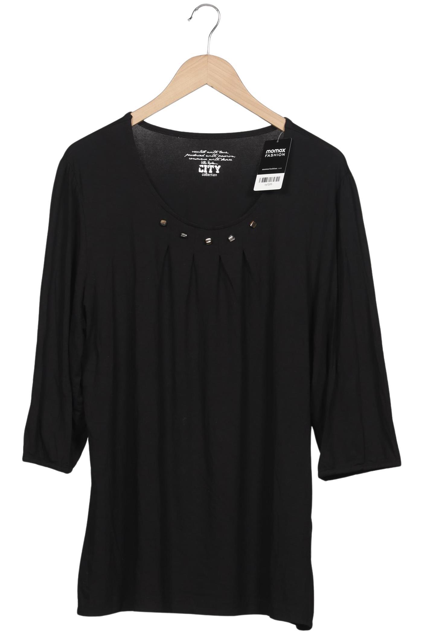 

Ulla Popken Damen Langarmshirt, schwarz, Gr. 46