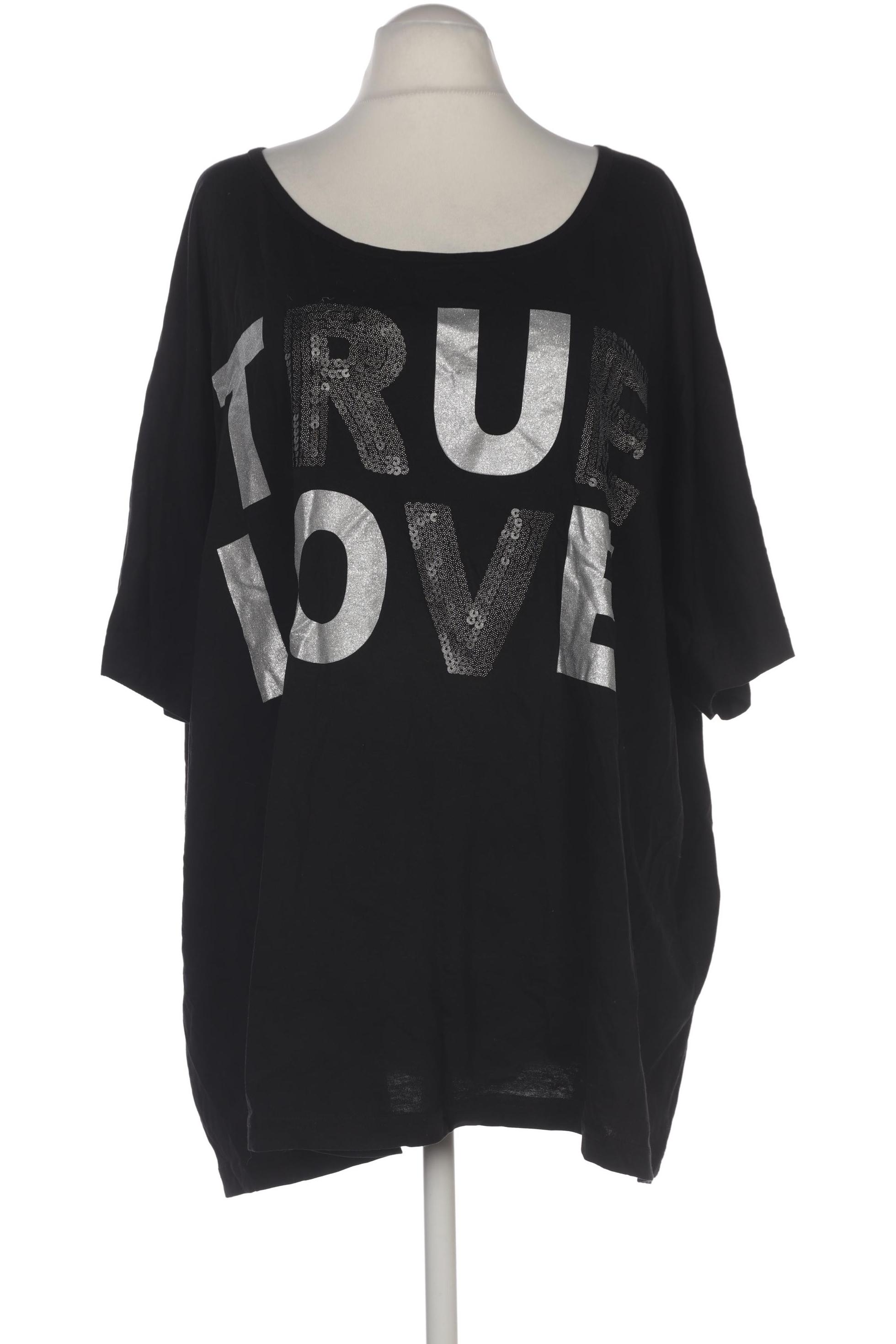 

Ulla Popken Damen T-Shirt, schwarz, Gr. 58