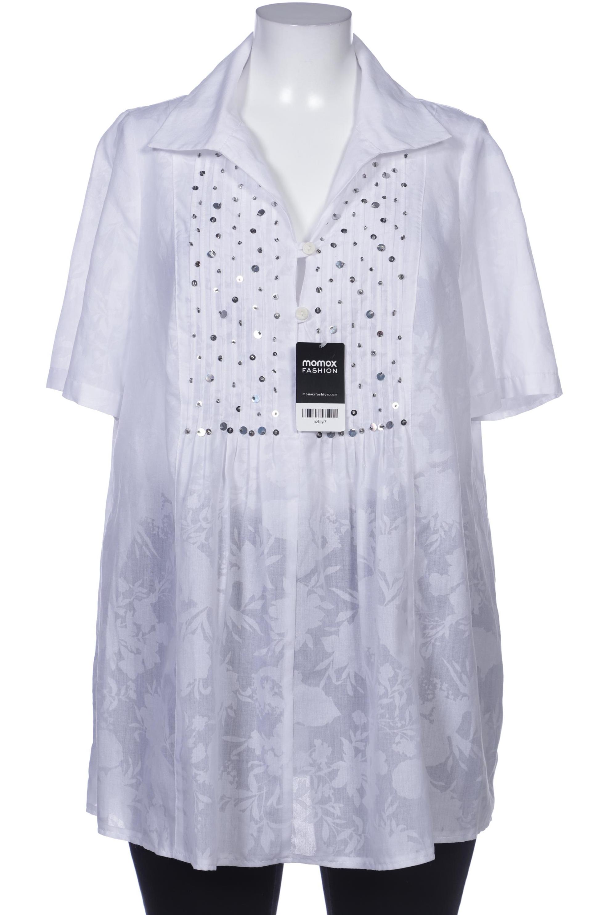 

Ulla Popken Damen Bluse, weiß, Gr. 46