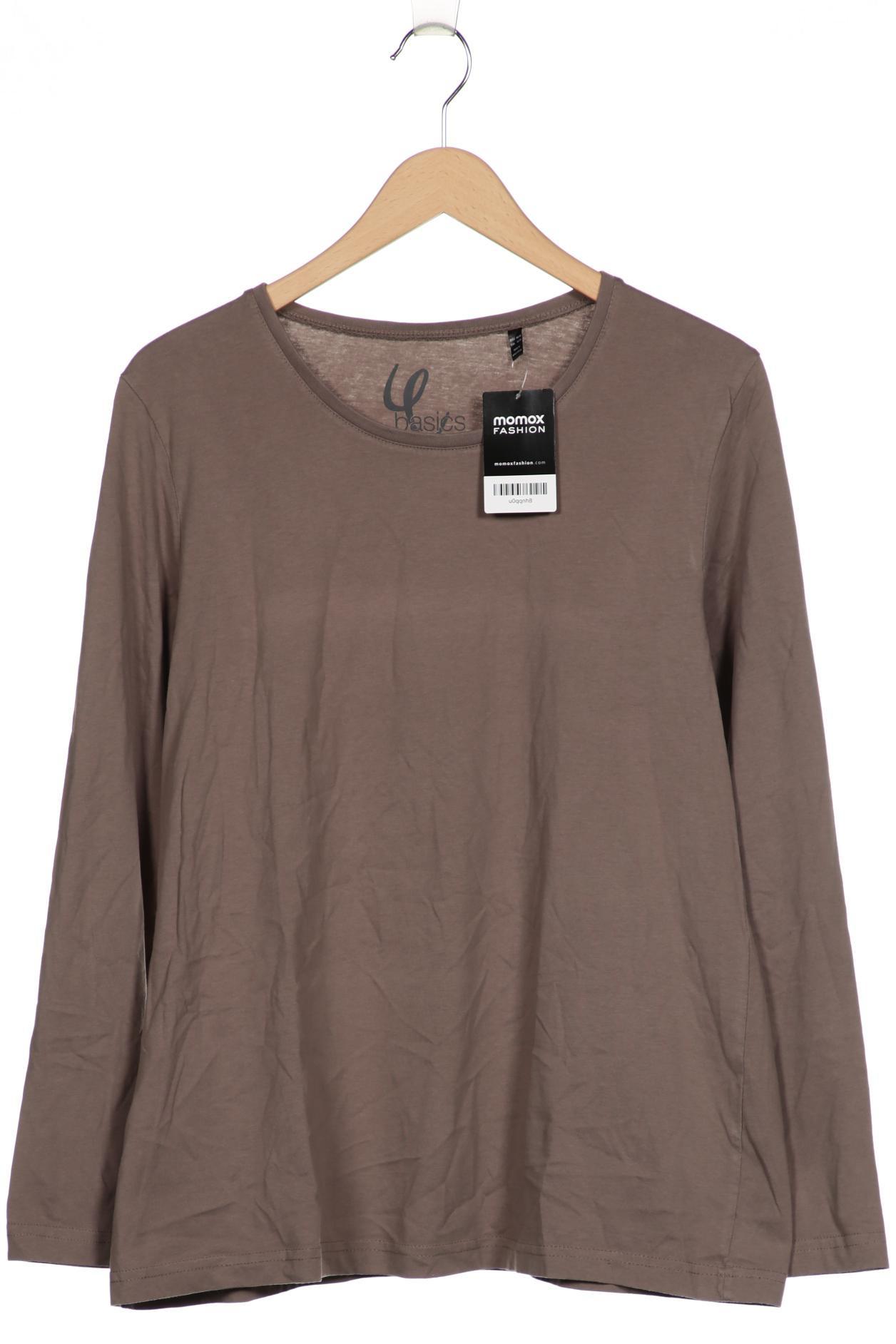 

Ulla Popken Damen Langarmshirt, grau, Gr. 46