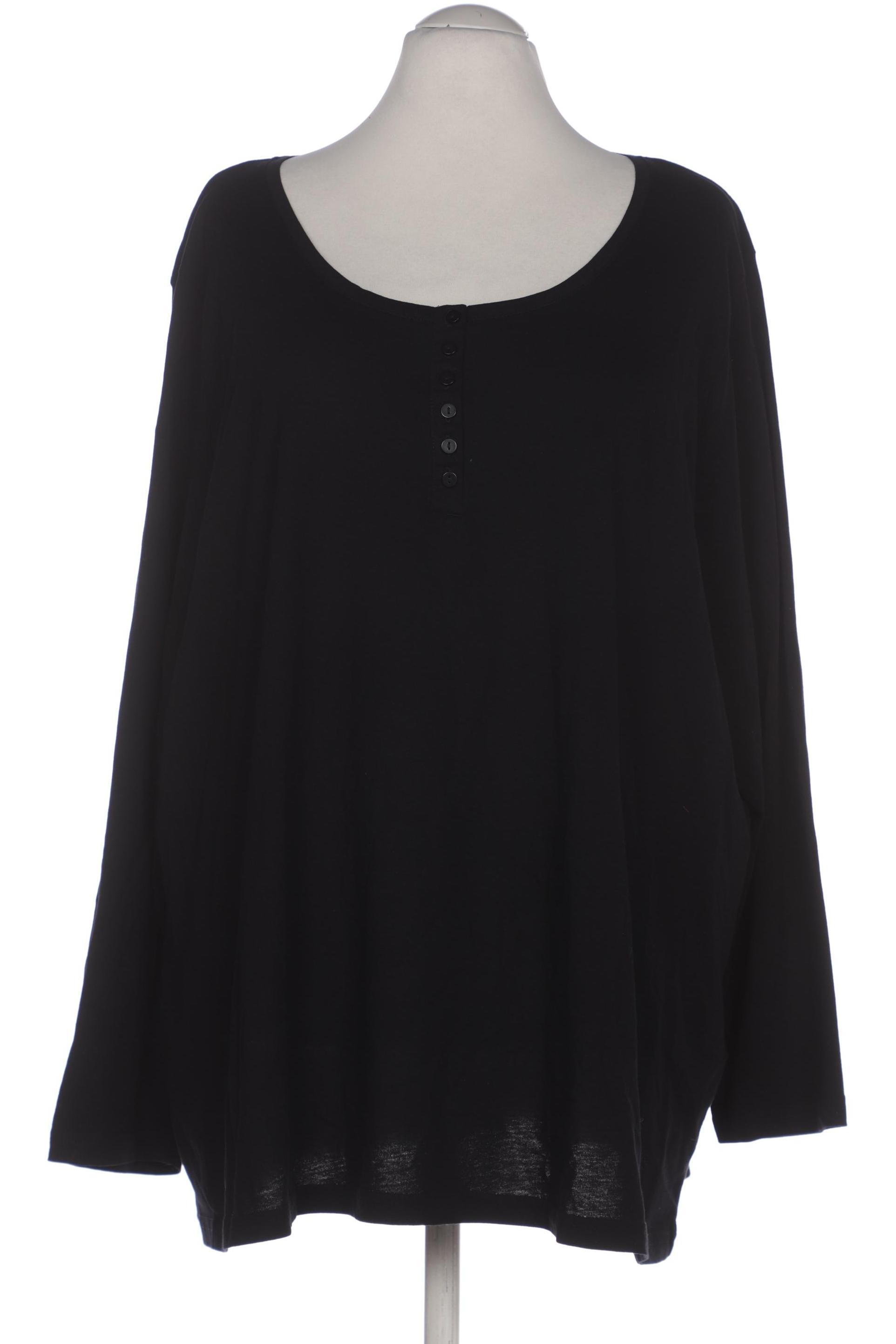 Thumbnail - Ulla Popken Damen Langarmshirt, schwarz, Gr. 54