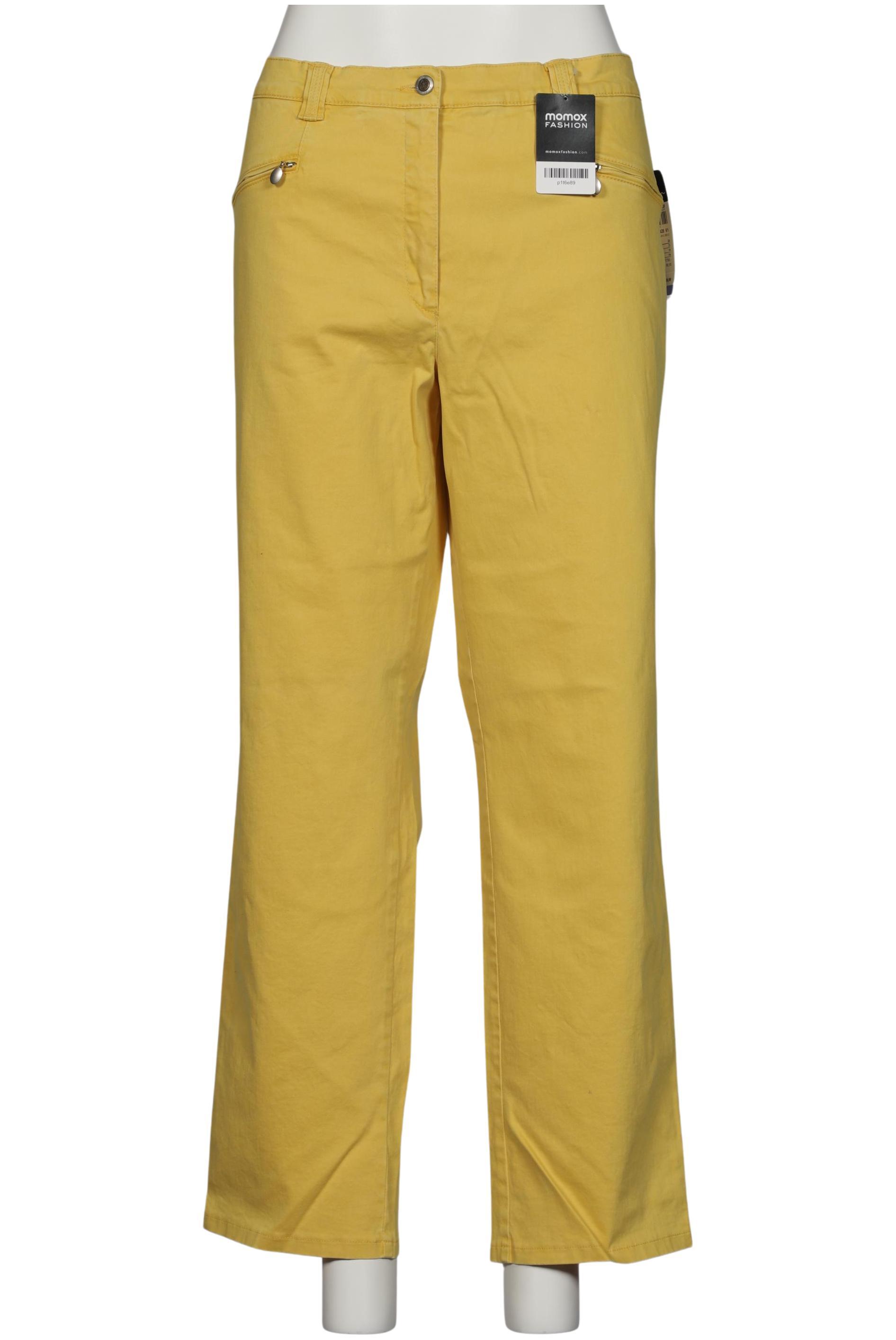 

Ulla Popken Damen Jeans, gelb, Gr. 24