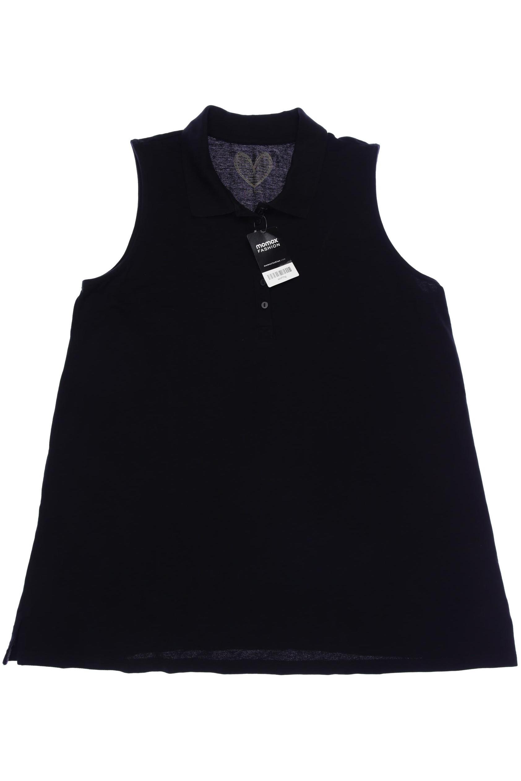 

Ulla Popken Damen Poloshirt, schwarz, Gr. 48