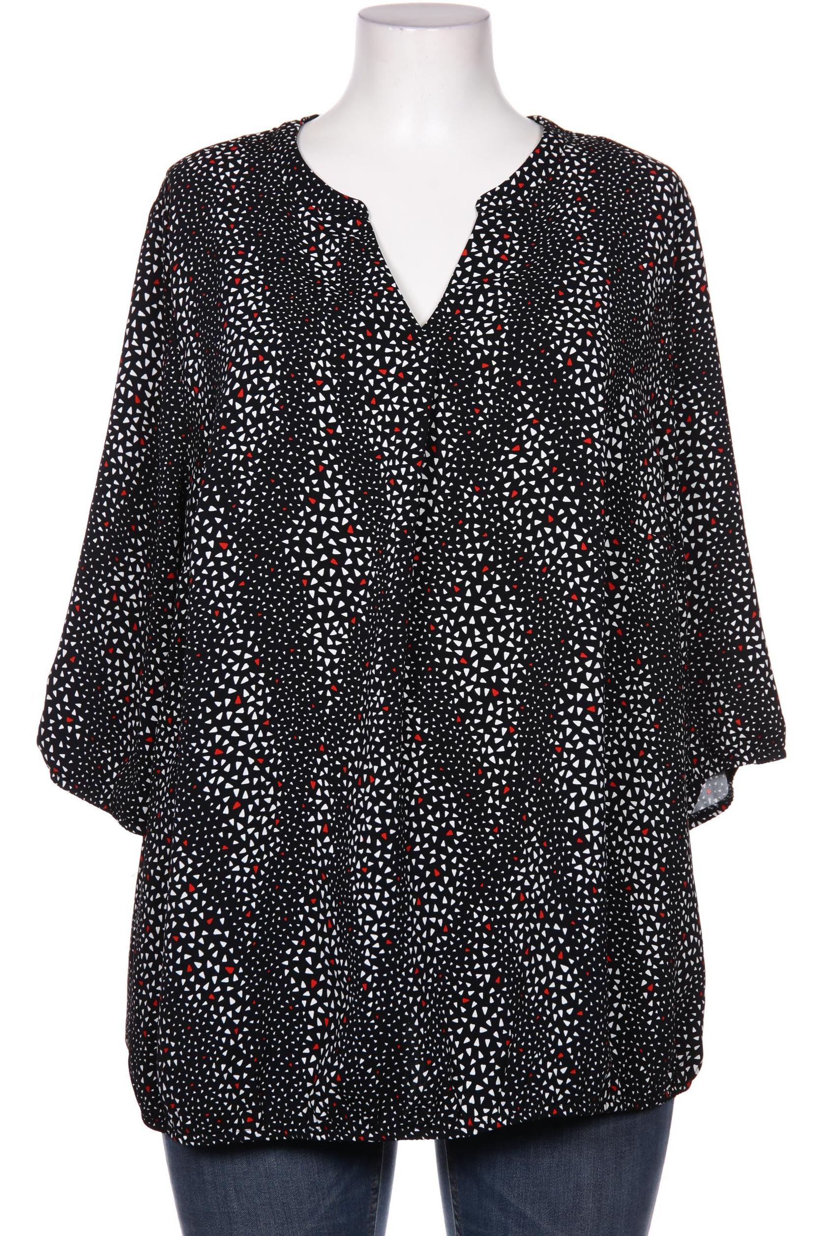 

Ulla Popken Damen Bluse, schwarz, Gr. 46