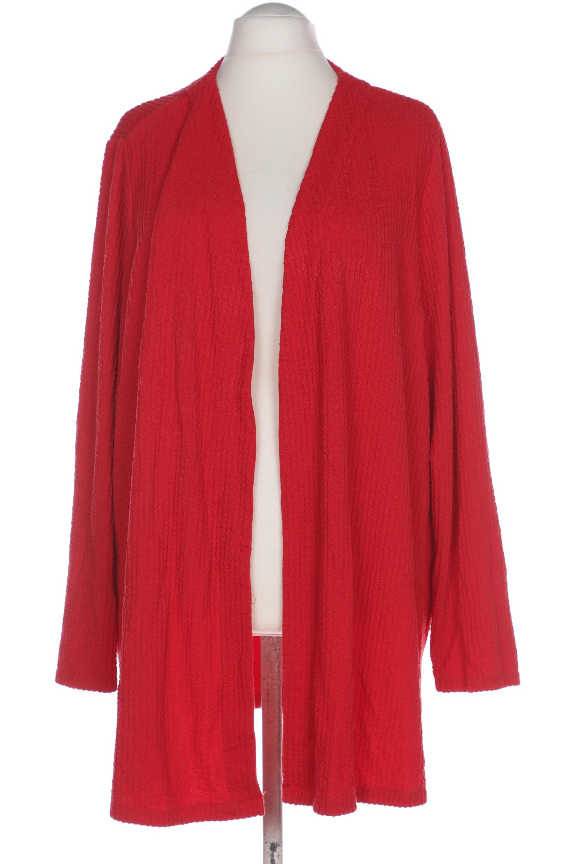 

Ulla Popken Damen Strickjacke, rot, Gr. 54