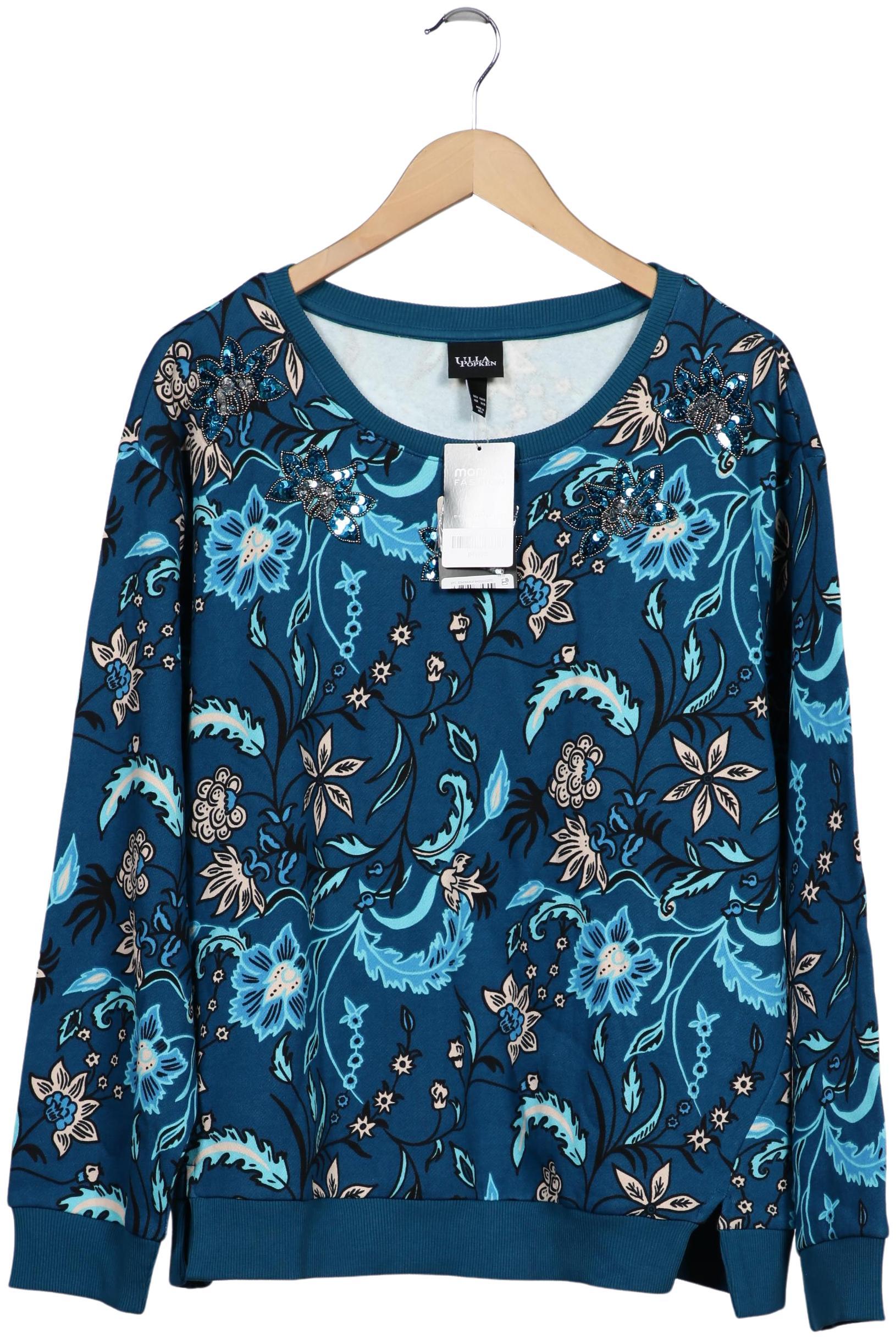 

Ulla Popken Damen Sweatshirt, blau, Gr. 46