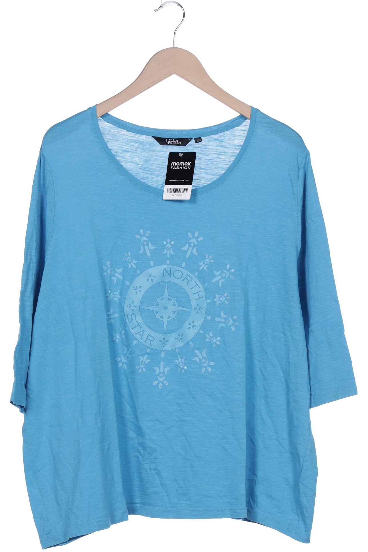 

Ulla Popken Damen Langarmshirt, blau, Gr. 50
