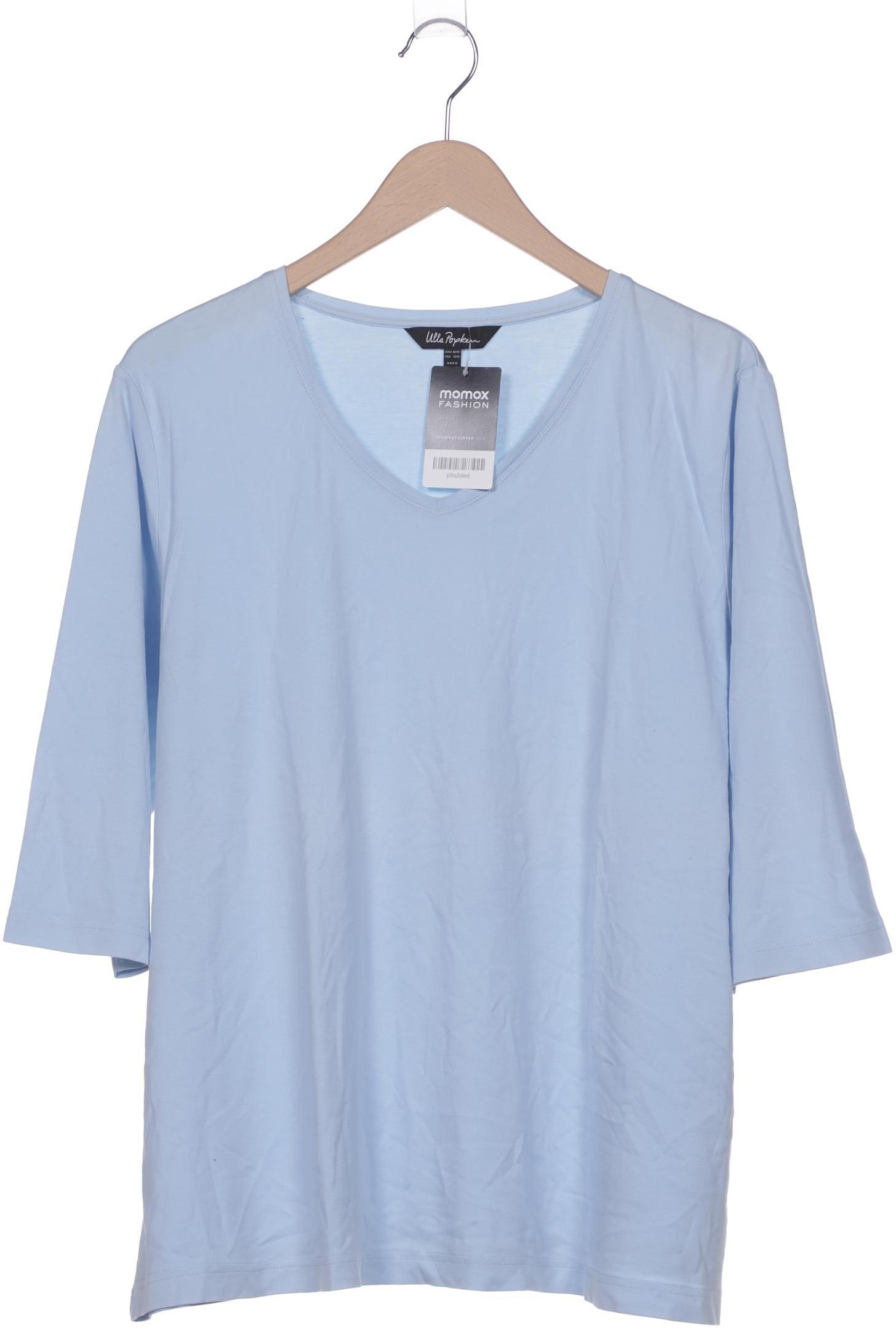 

Ulla Popken Damen Langarmshirt, hellblau, Gr. 46