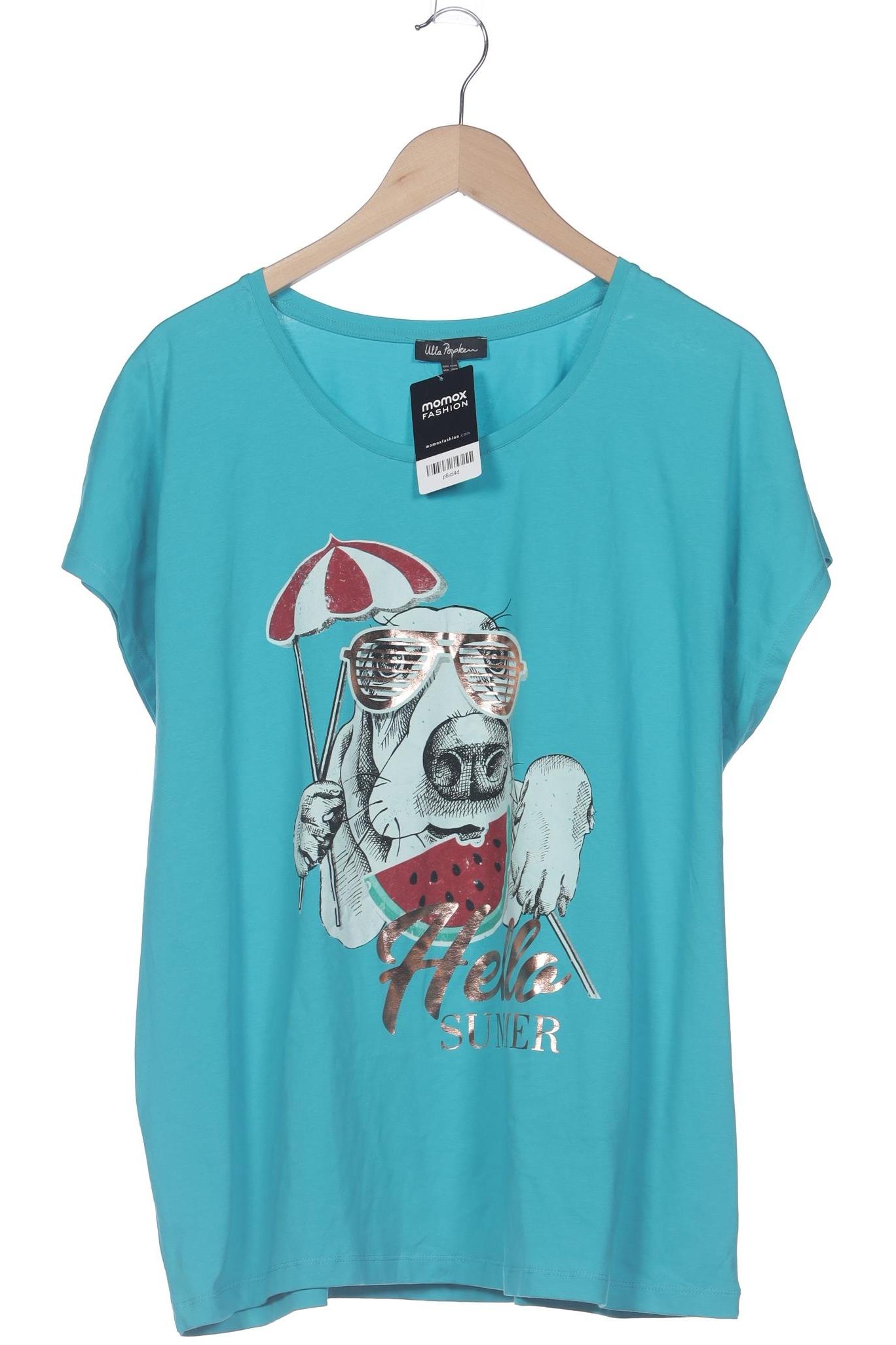 

Ulla Popken Damen T-Shirt, blau, Gr. 46