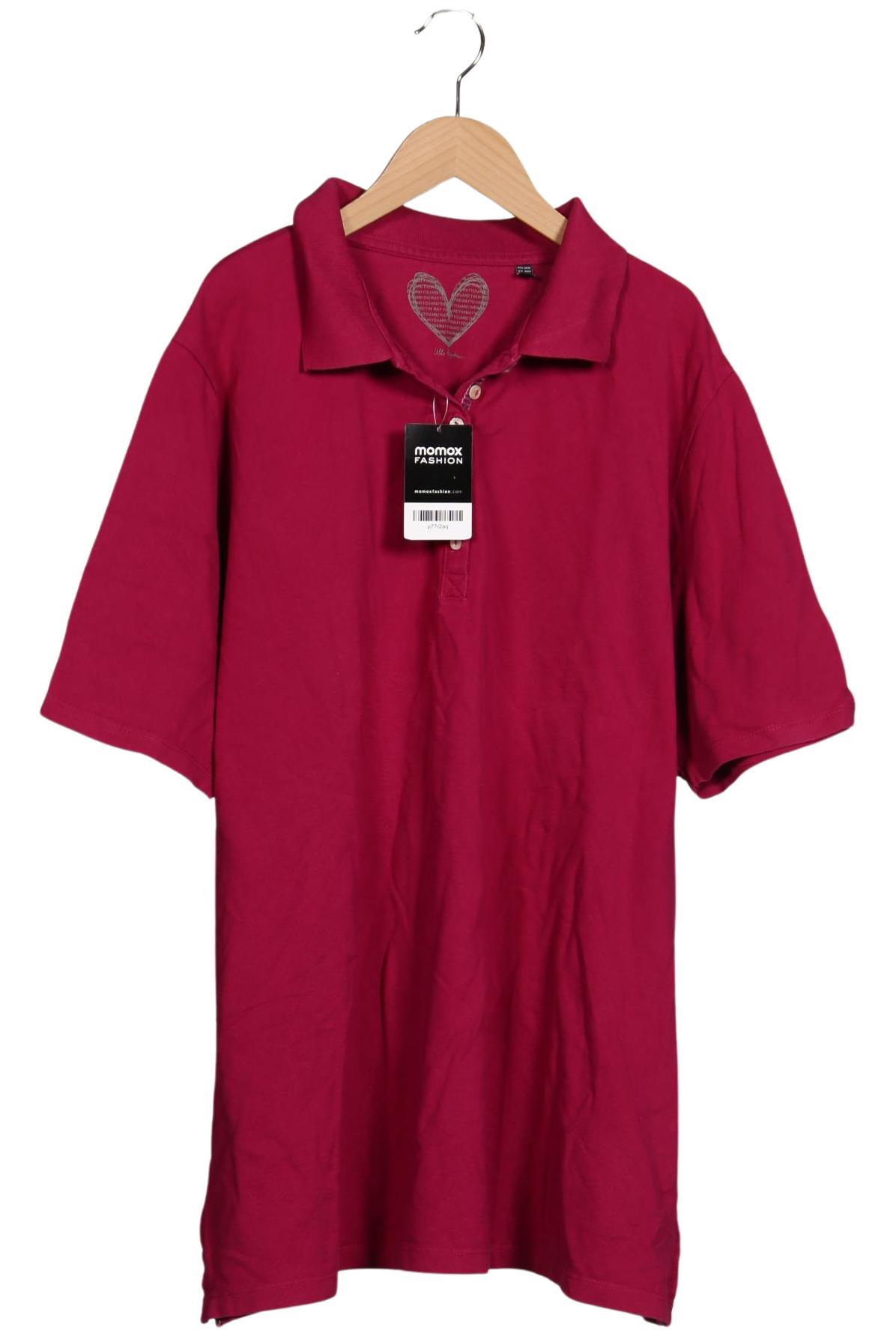 

Ulla Popken Damen Poloshirt, bordeaux, Gr. 50