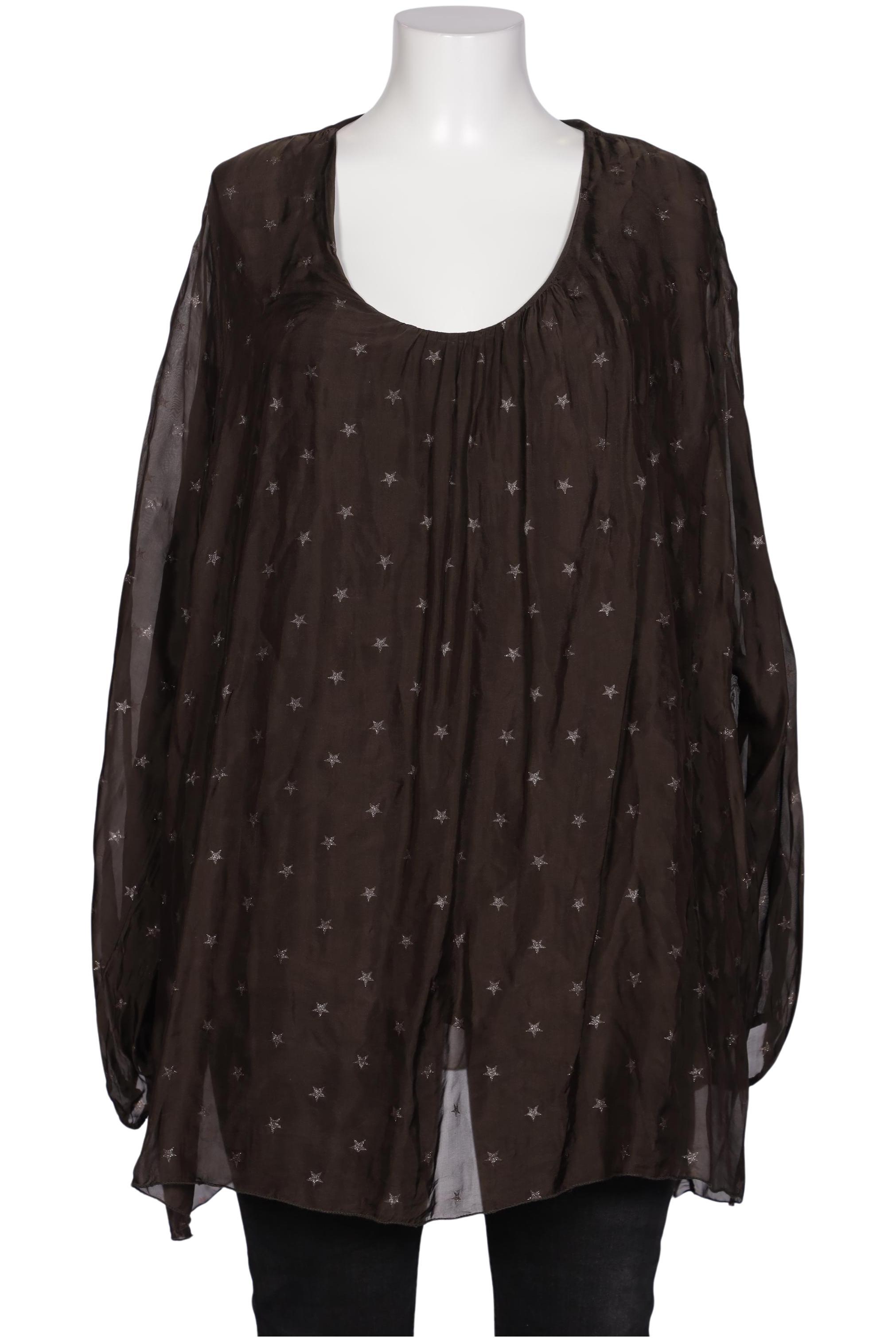 

Ulla Popken Damen Bluse, braun, Gr. 48