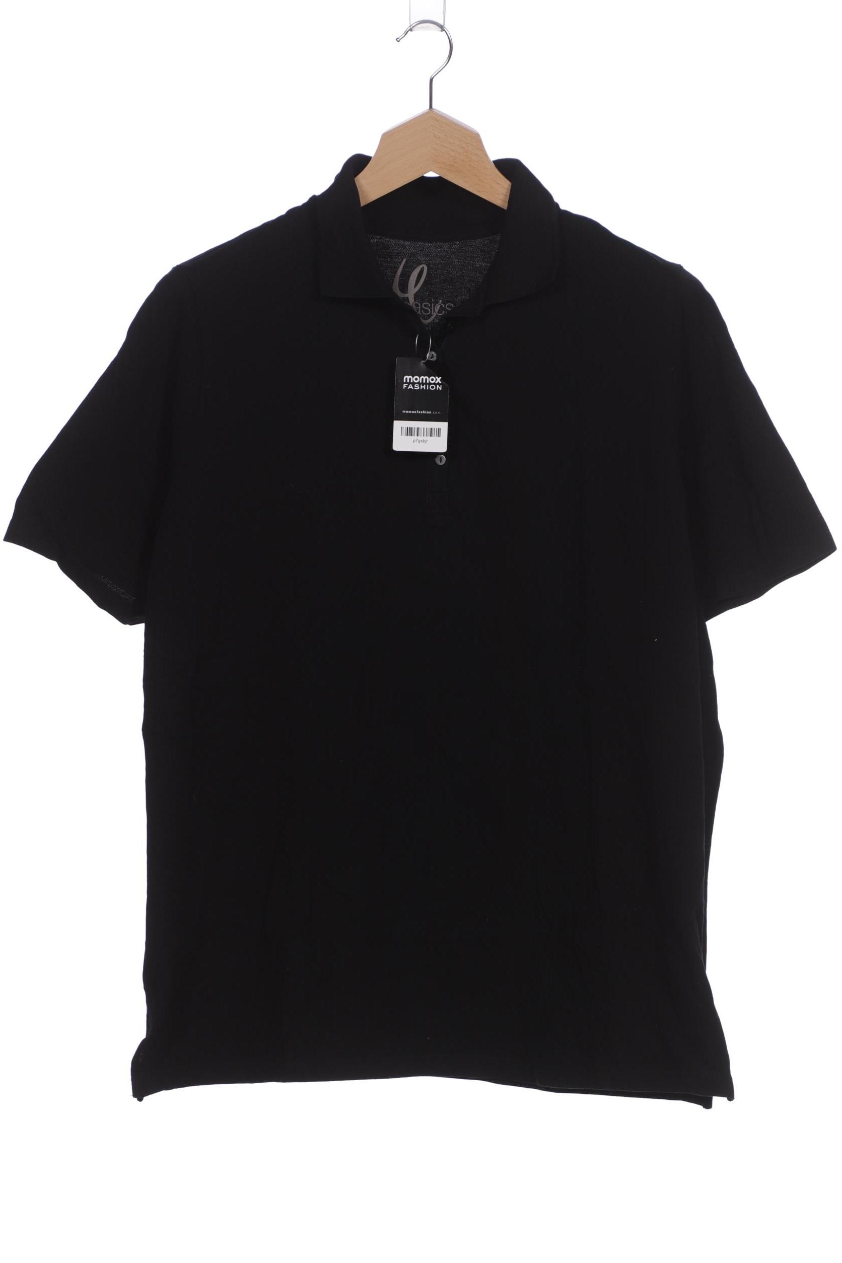

Ulla Popken Damen Poloshirt, schwarz, Gr. 50