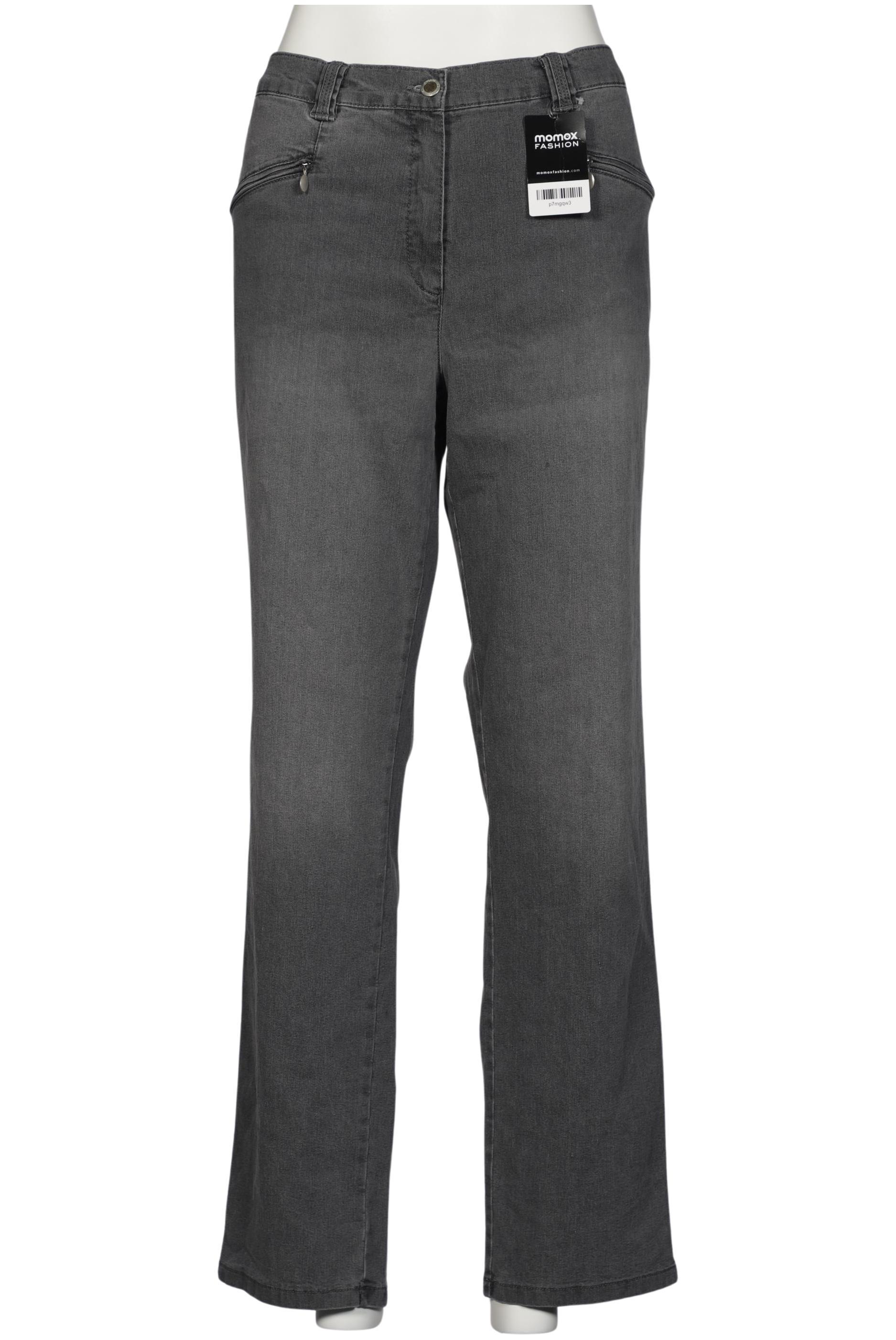 

Ulla Popken Damen Jeans, grau, Gr. 23