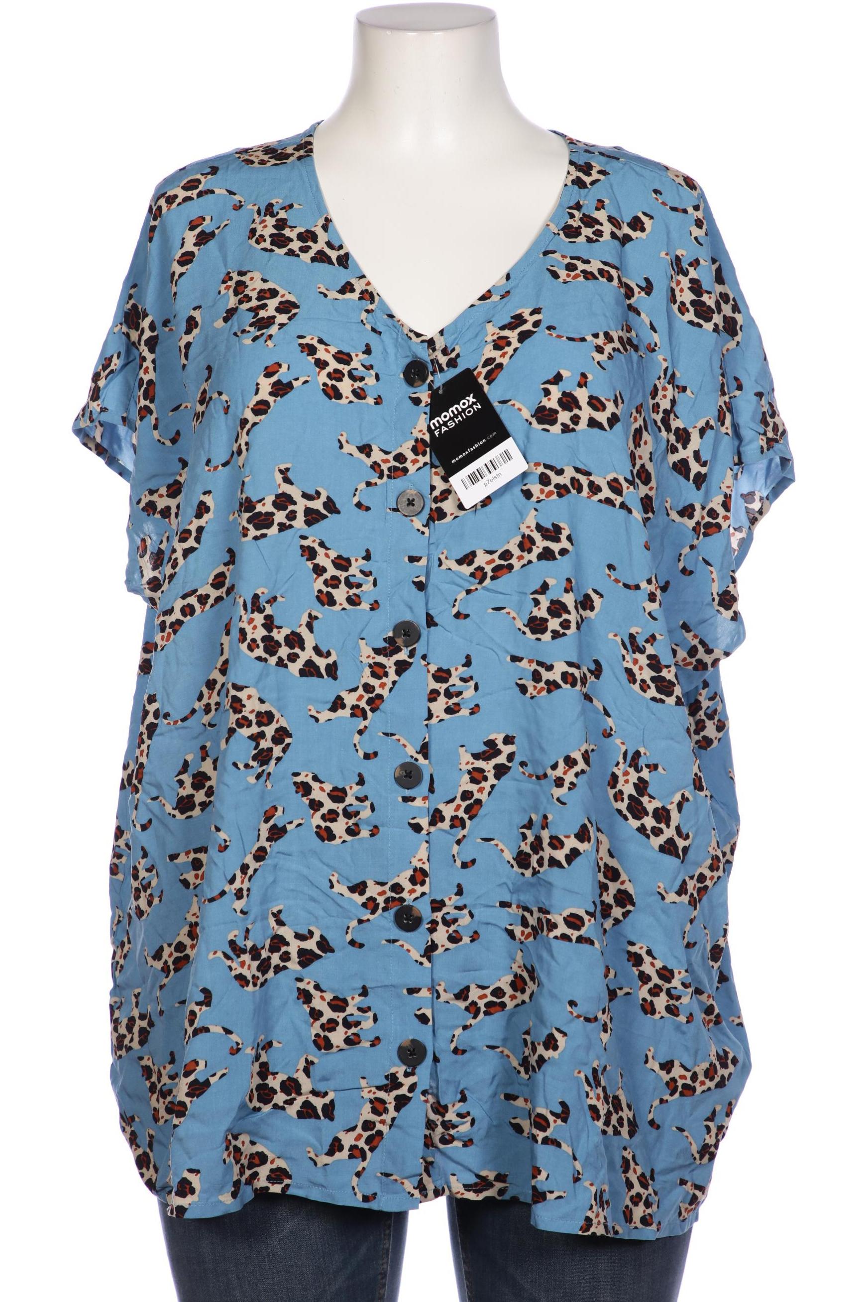 

Ulla Popken Damen Bluse, blau, Gr. 50