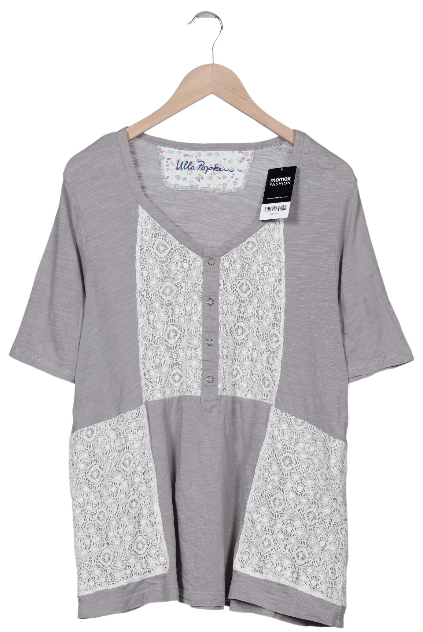 

Ulla Popken Damen T-Shirt, grau, Gr. 48