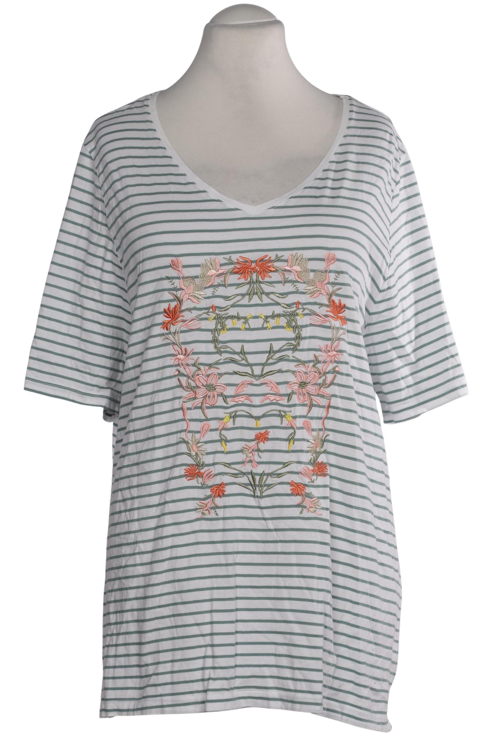 

Ulla Popken Damen T-Shirt, weiß, Gr. 54
