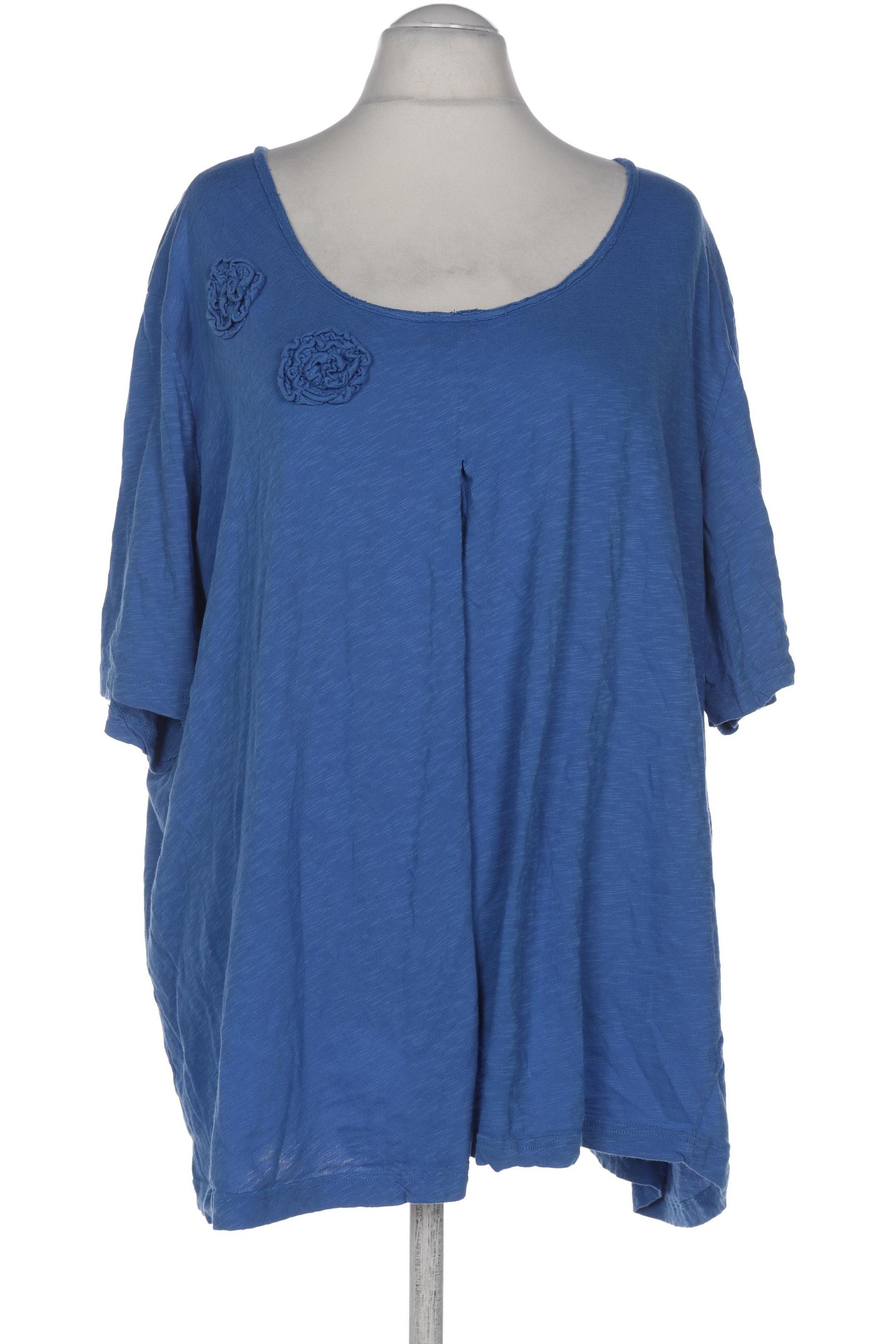 

Ulla Popken Damen T-Shirt, blau, Gr. 62
