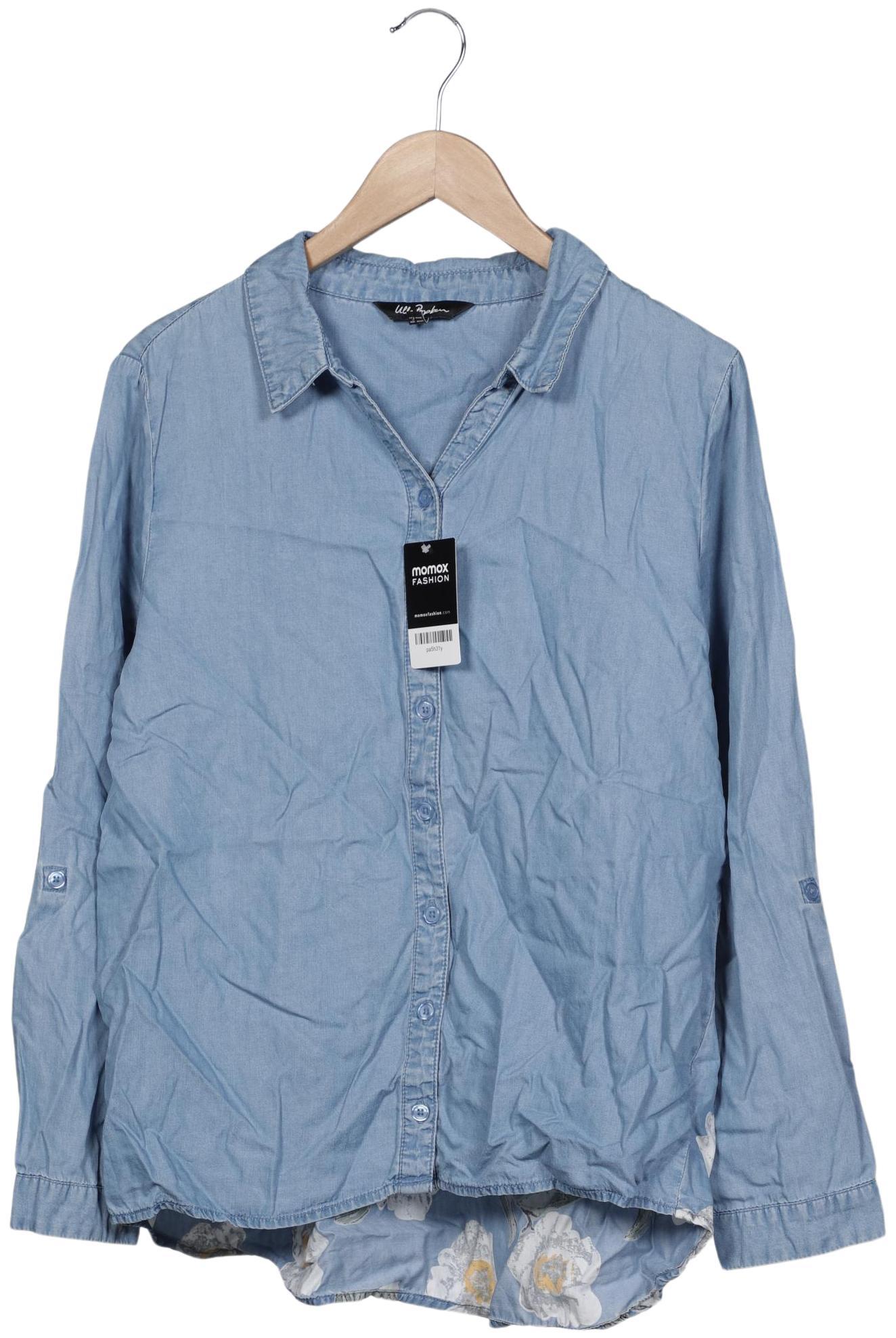 

Ulla Popken Damen Bluse, blau, Gr. 42