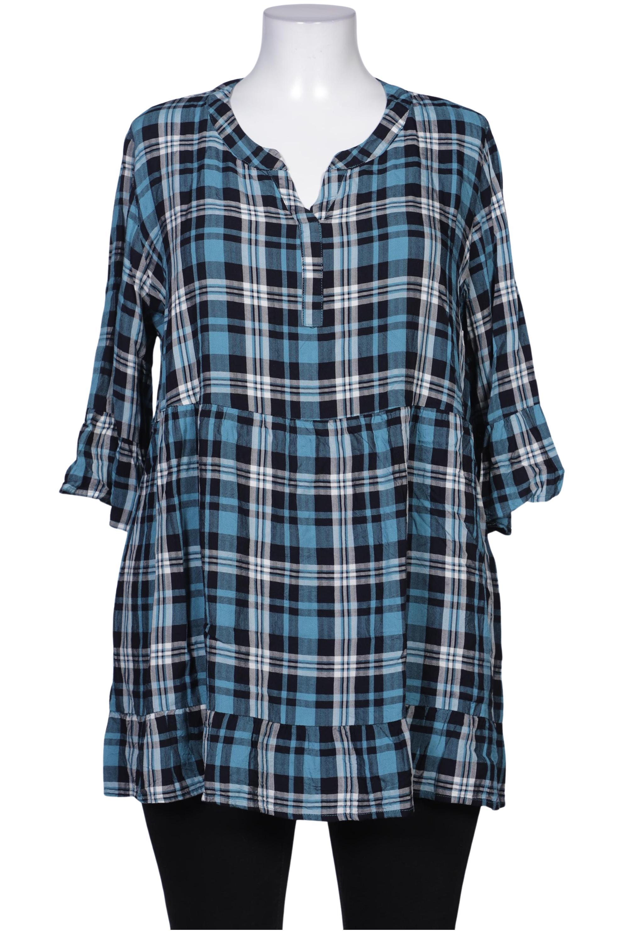 

Ulla Popken Damen Bluse, blau, Gr. 46
