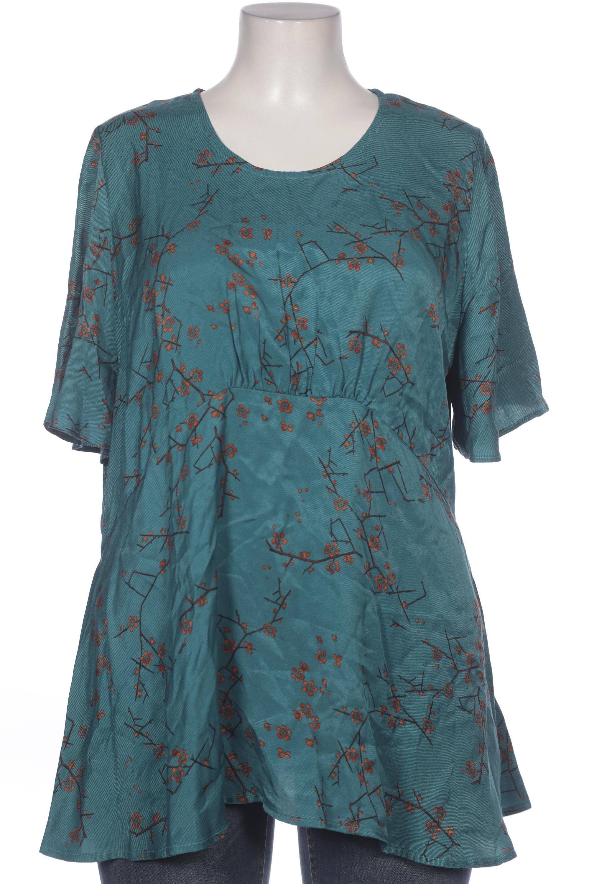 

Ulla Popken Damen Bluse, türkis, Gr. 42