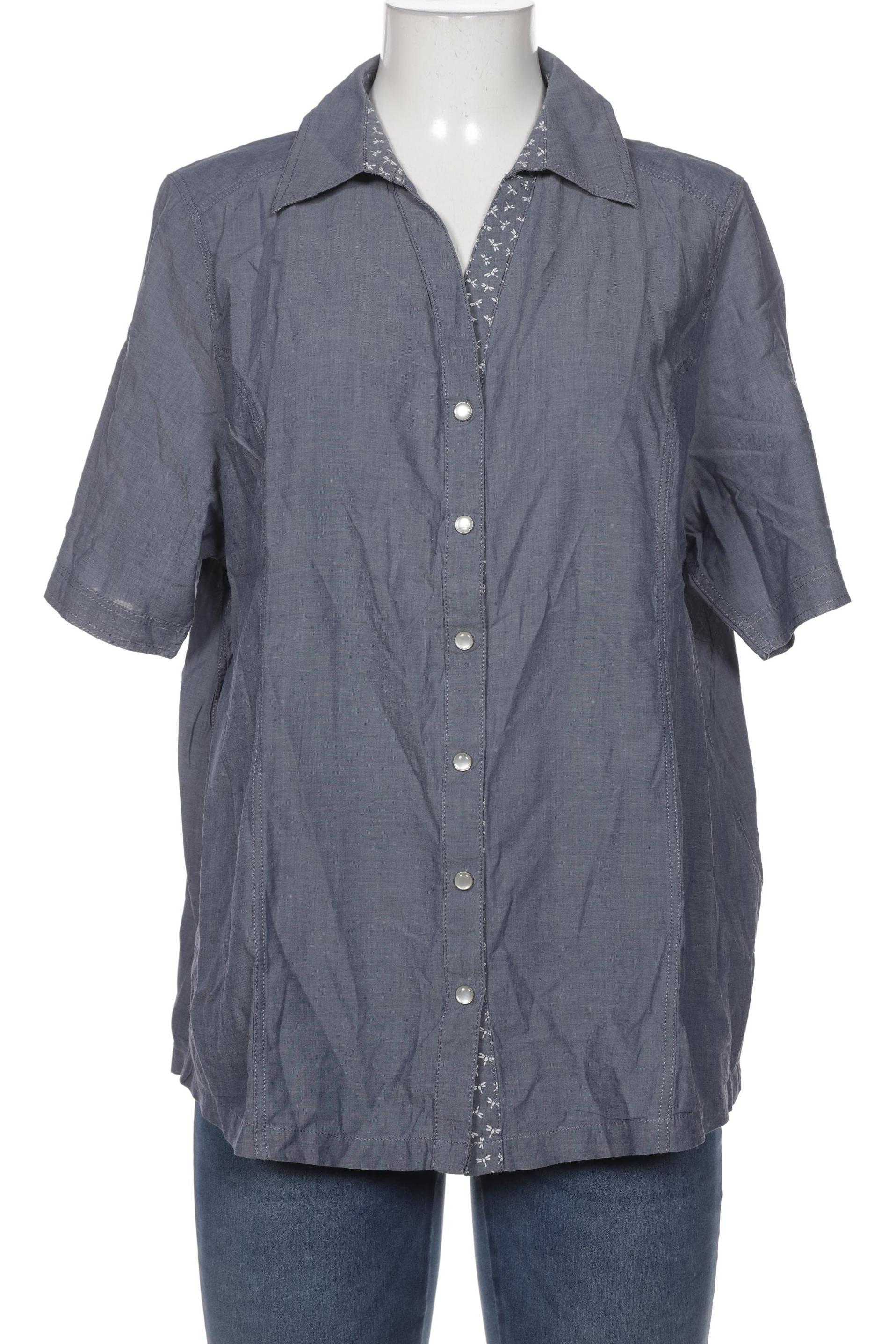 

Ulla Popken Damen Bluse, blau, Gr. 42