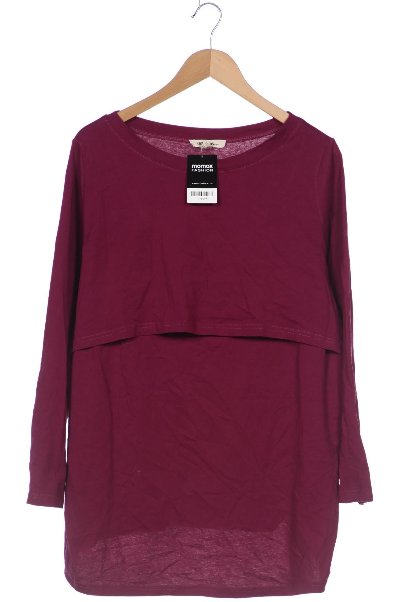 

Ulla Popken Damen Langarmshirt, bordeaux, Gr. 50