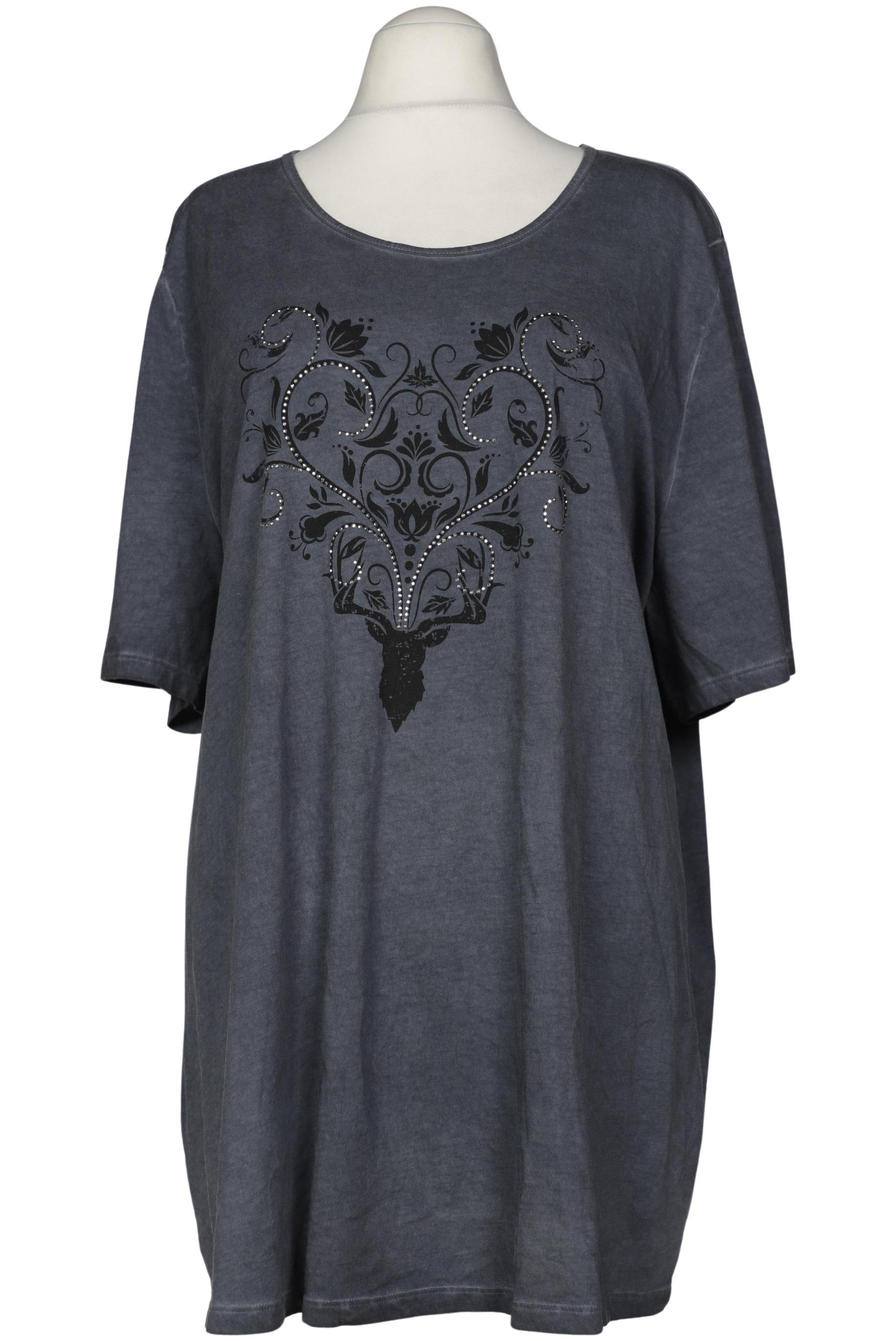 

Ulla Popken Damen T-Shirt, marineblau, Gr. 58