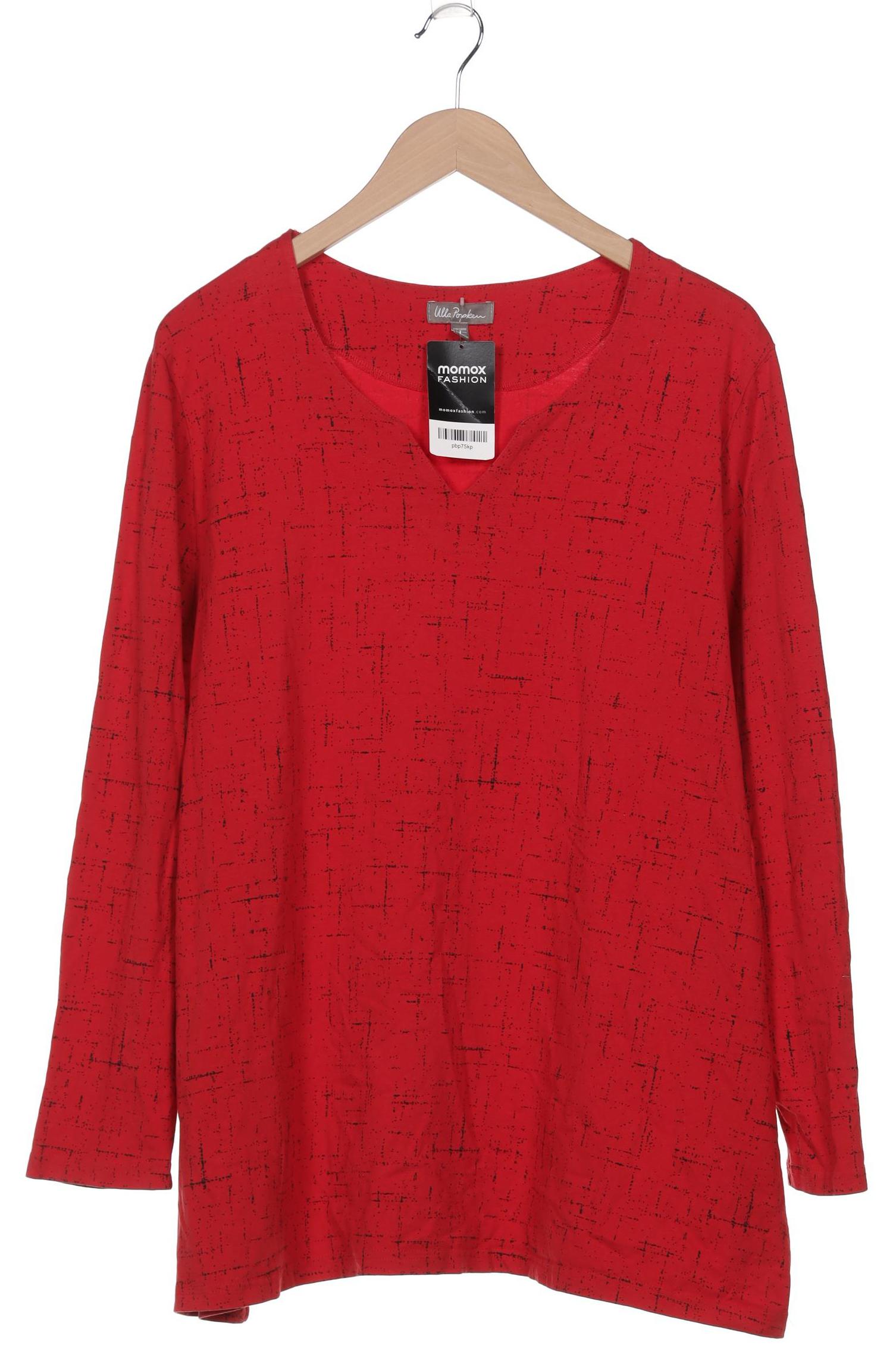 

Ulla Popken Damen Langarmshirt, rot, Gr. 50