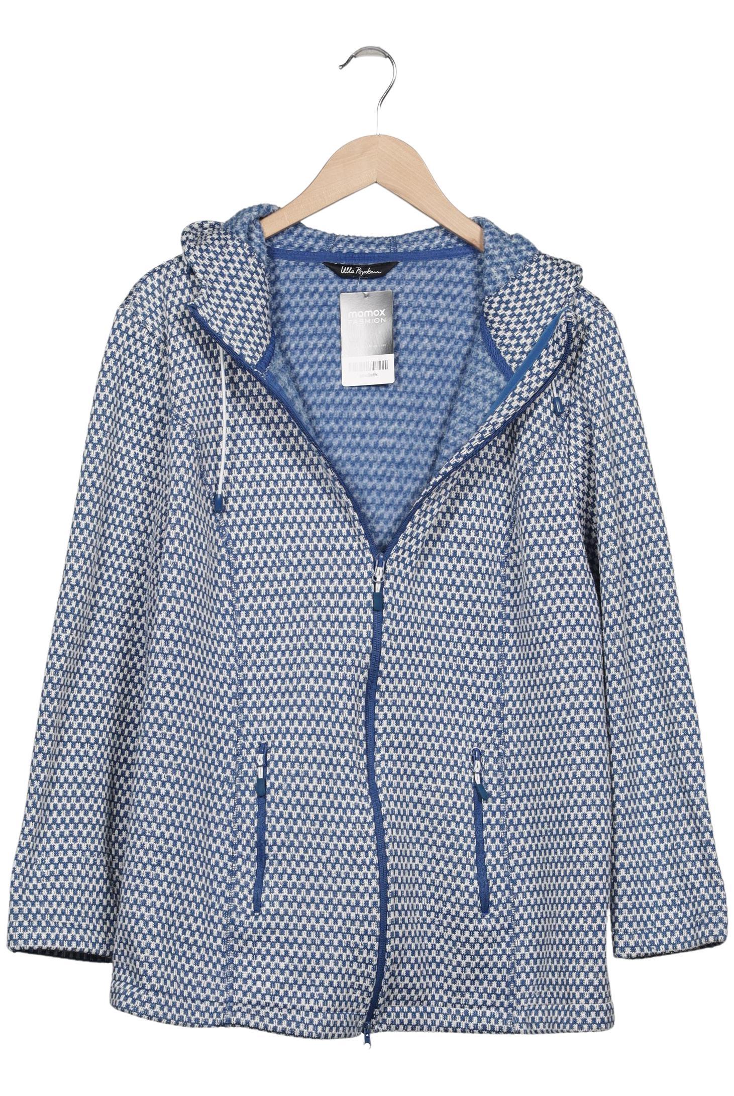 

Ulla Popken Damen Kapuzenpullover, blau, Gr. 46