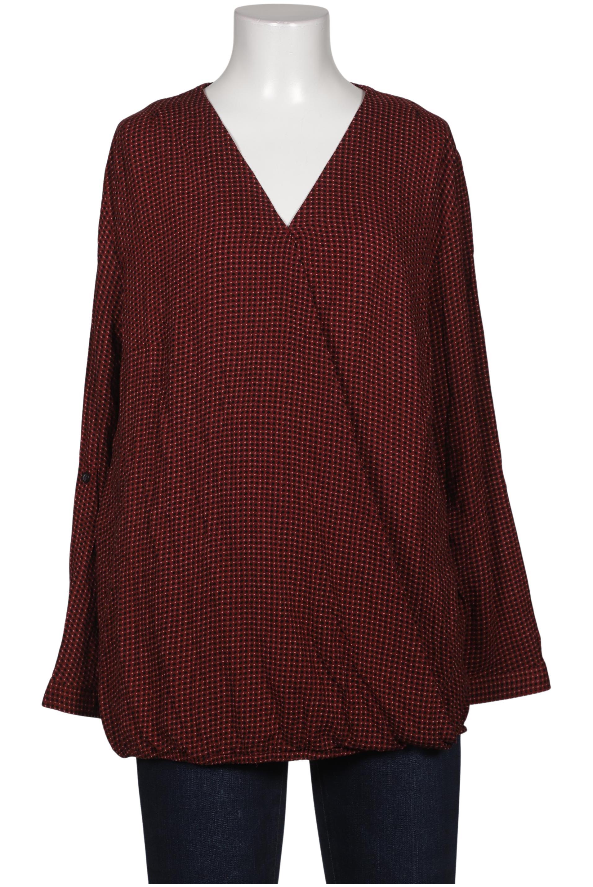 

Ulla Popken Damen Bluse, bordeaux, Gr. 48