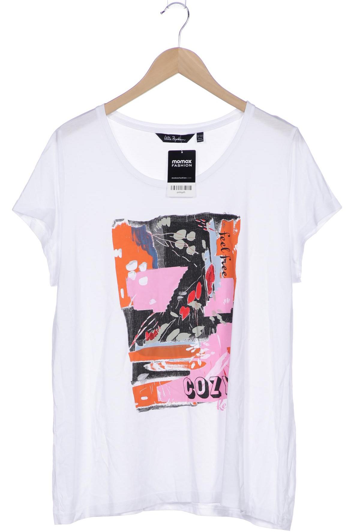 

Ulla Popken Damen T-Shirt, weiß, Gr. 46