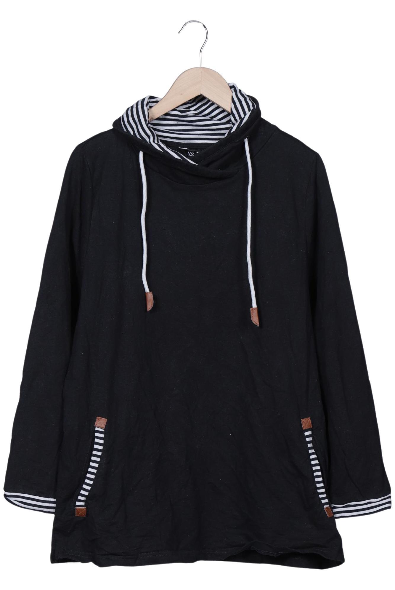 

Ulla Popken Damen Sweatshirt, schwarz, Gr. 46