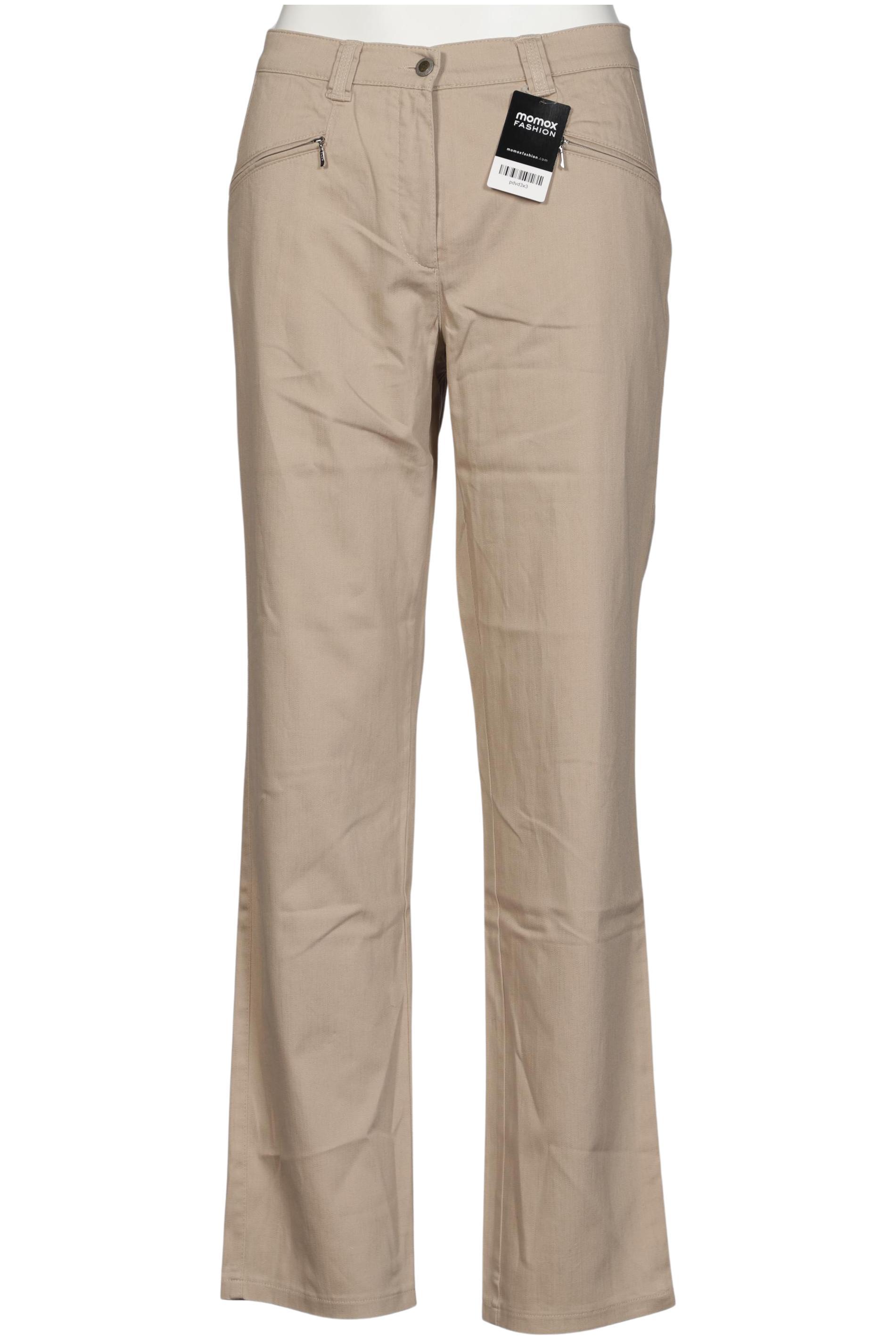 

Ulla Popken Damen Stoffhose, beige, Gr. 42