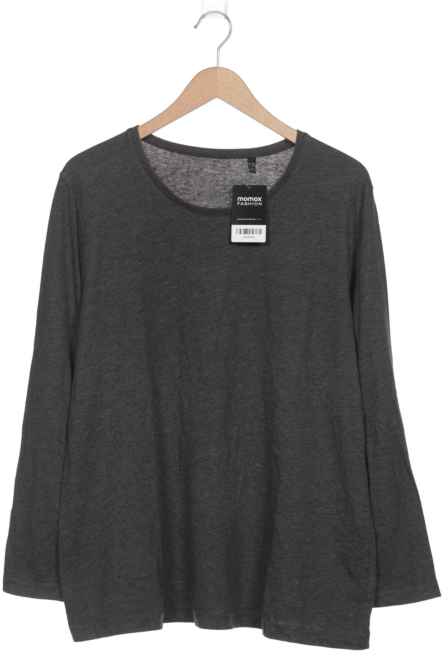 

Ulla Popken Damen Langarmshirt, grau, Gr. 46