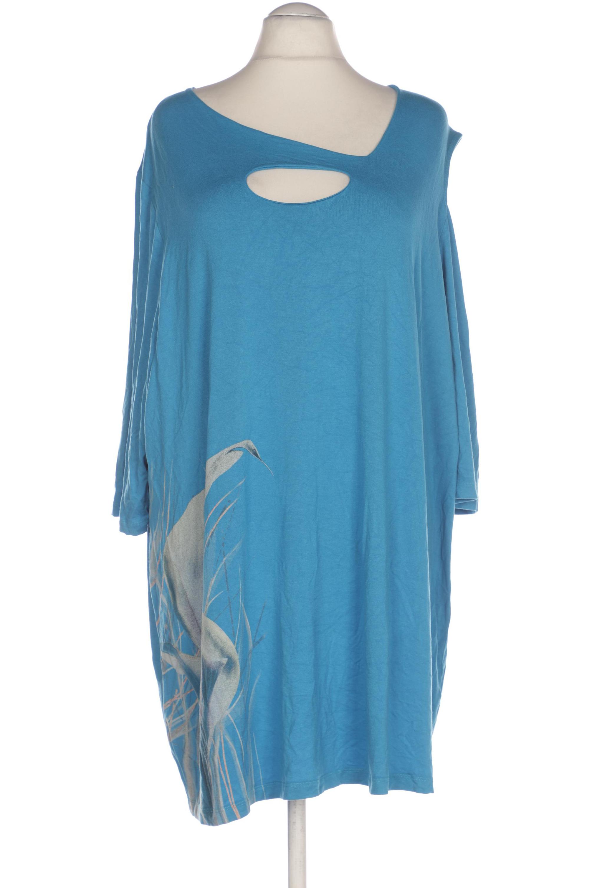 

Ulla Popken Damen Langarmshirt, blau