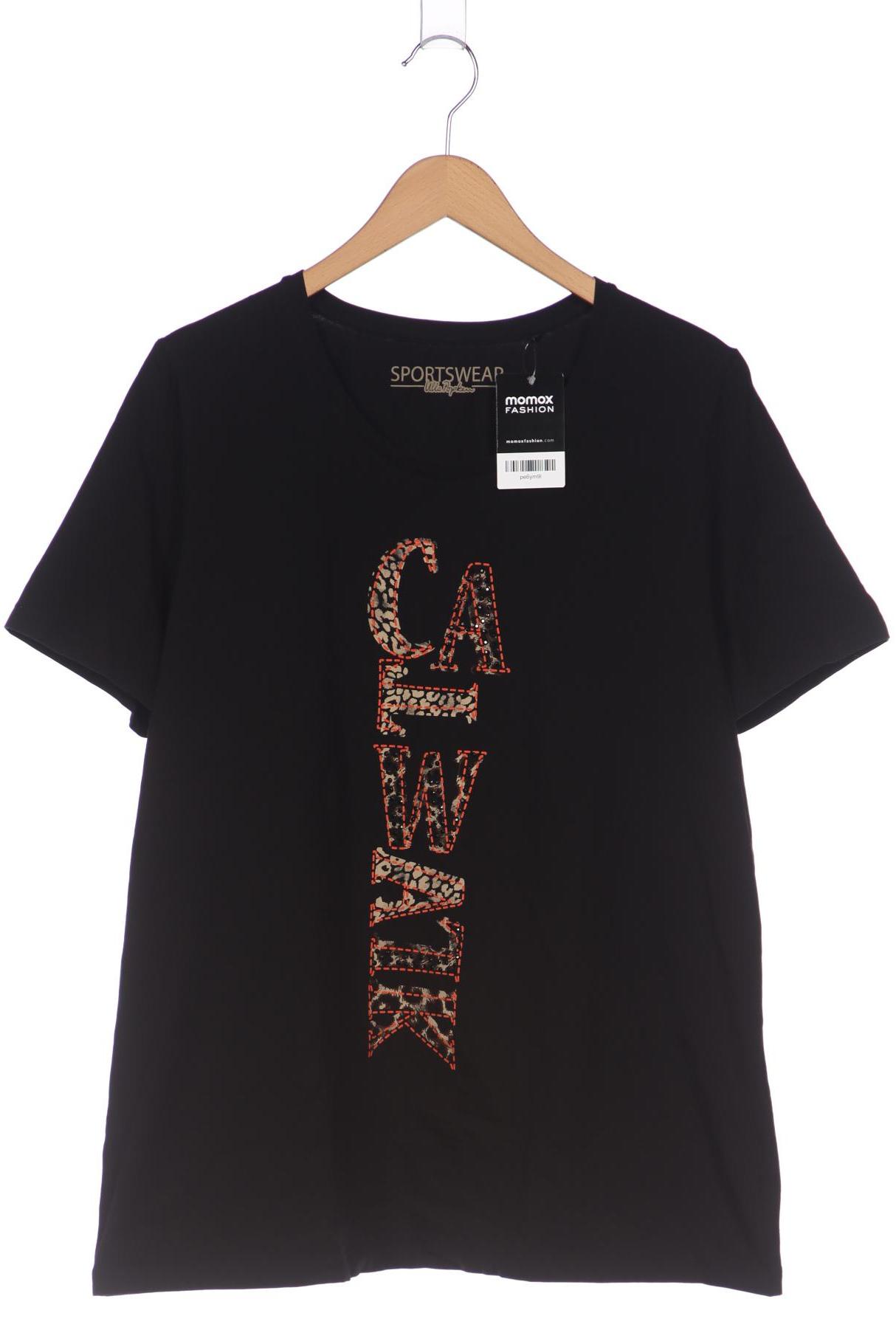 

Ulla Popken Damen T-Shirt, schwarz, Gr. 46