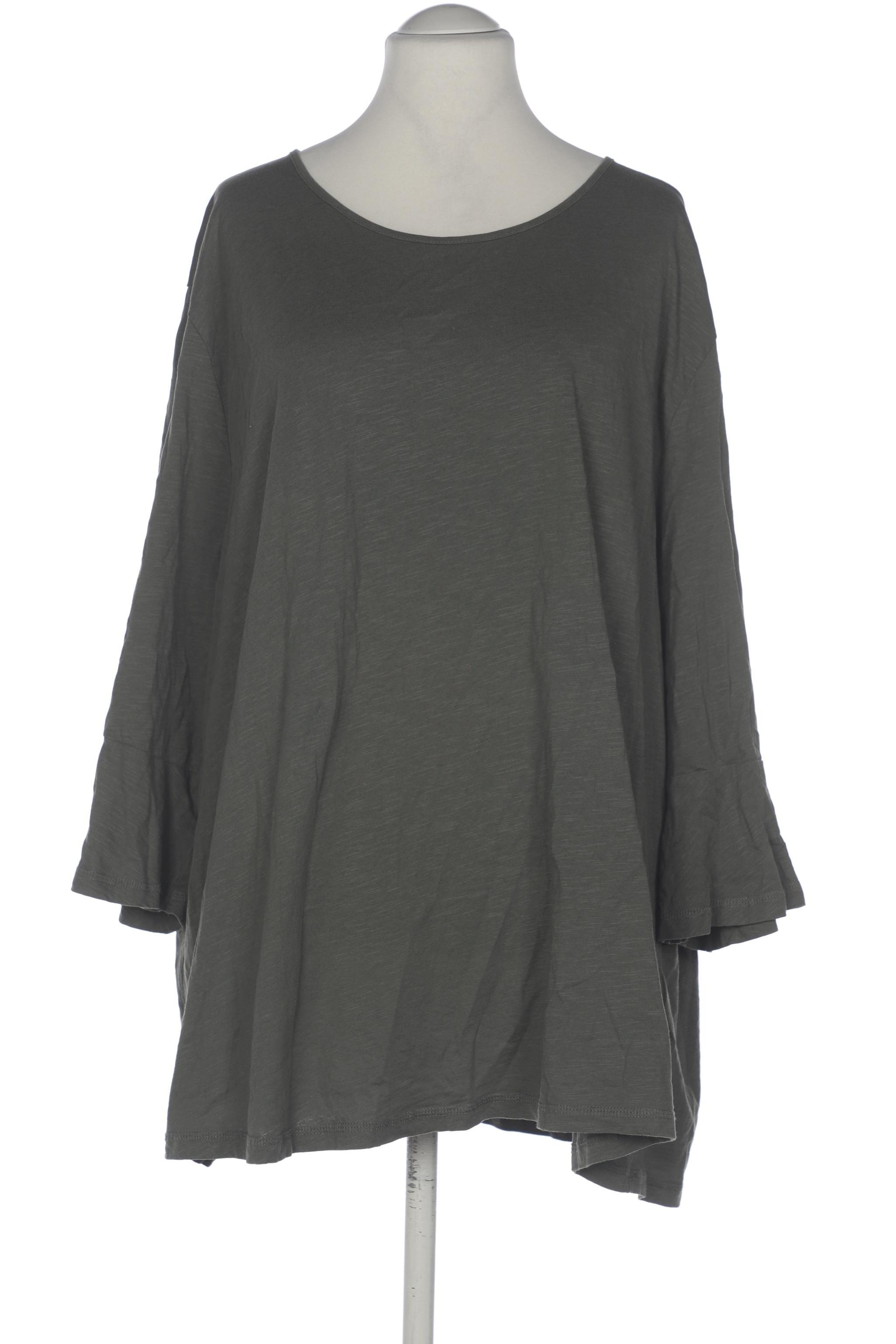 

Ulla Popken Damen Langarmshirt, grün, Gr. 58