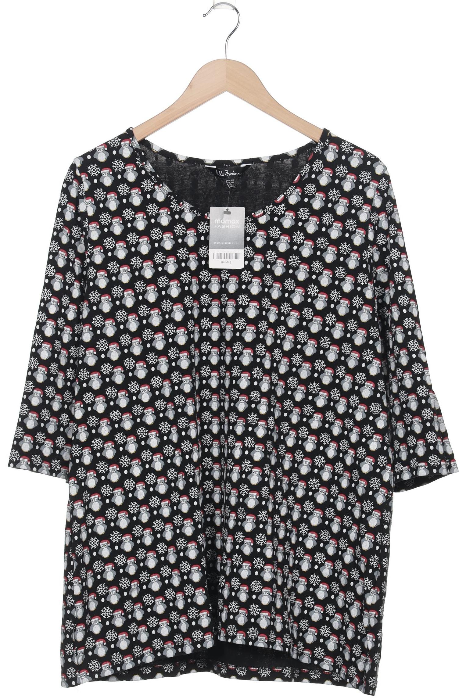 

Ulla Popken Damen T-Shirt, schwarz, Gr. 46
