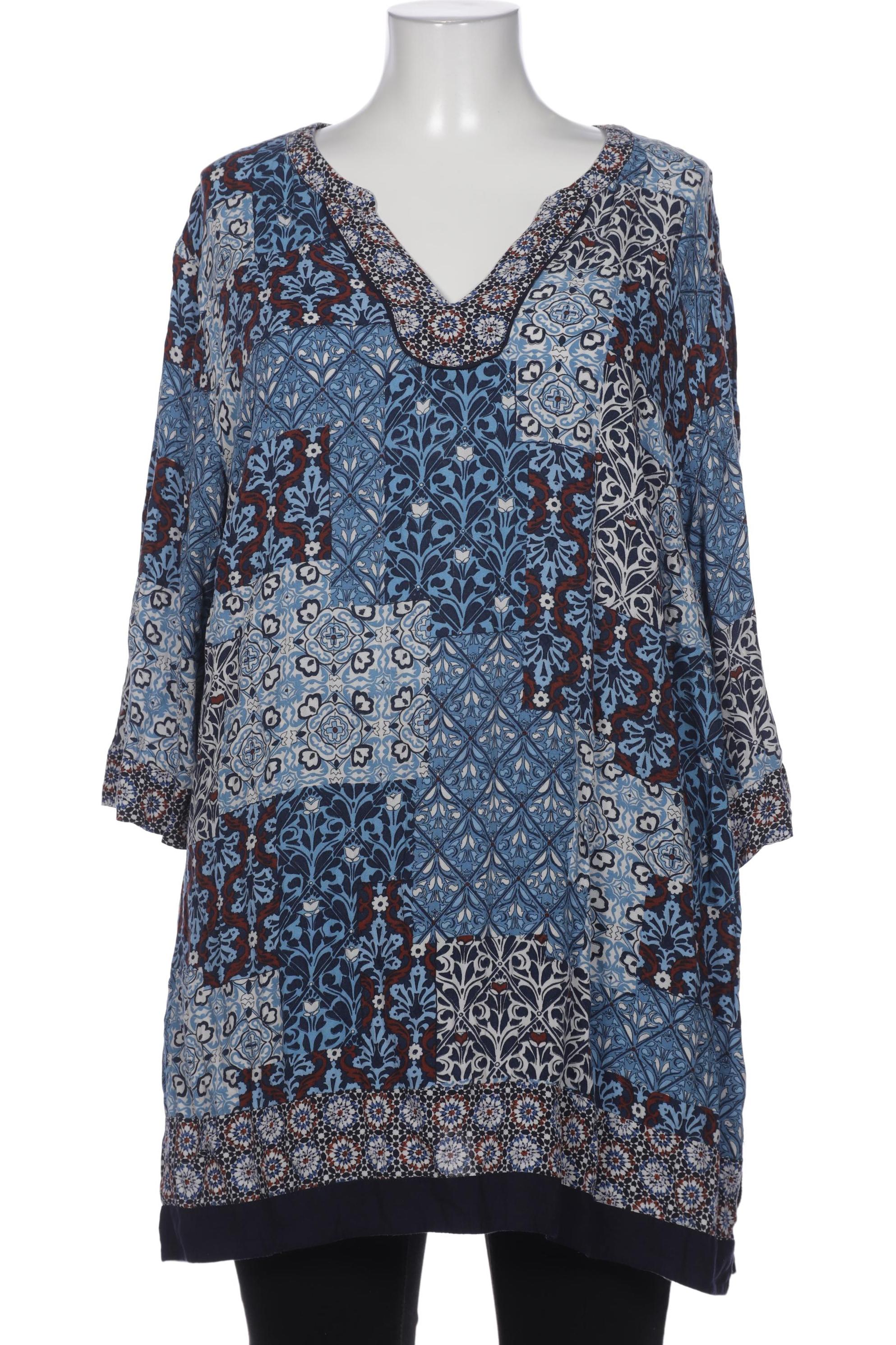

Ulla Popken Damen Bluse, blau, Gr. 50
