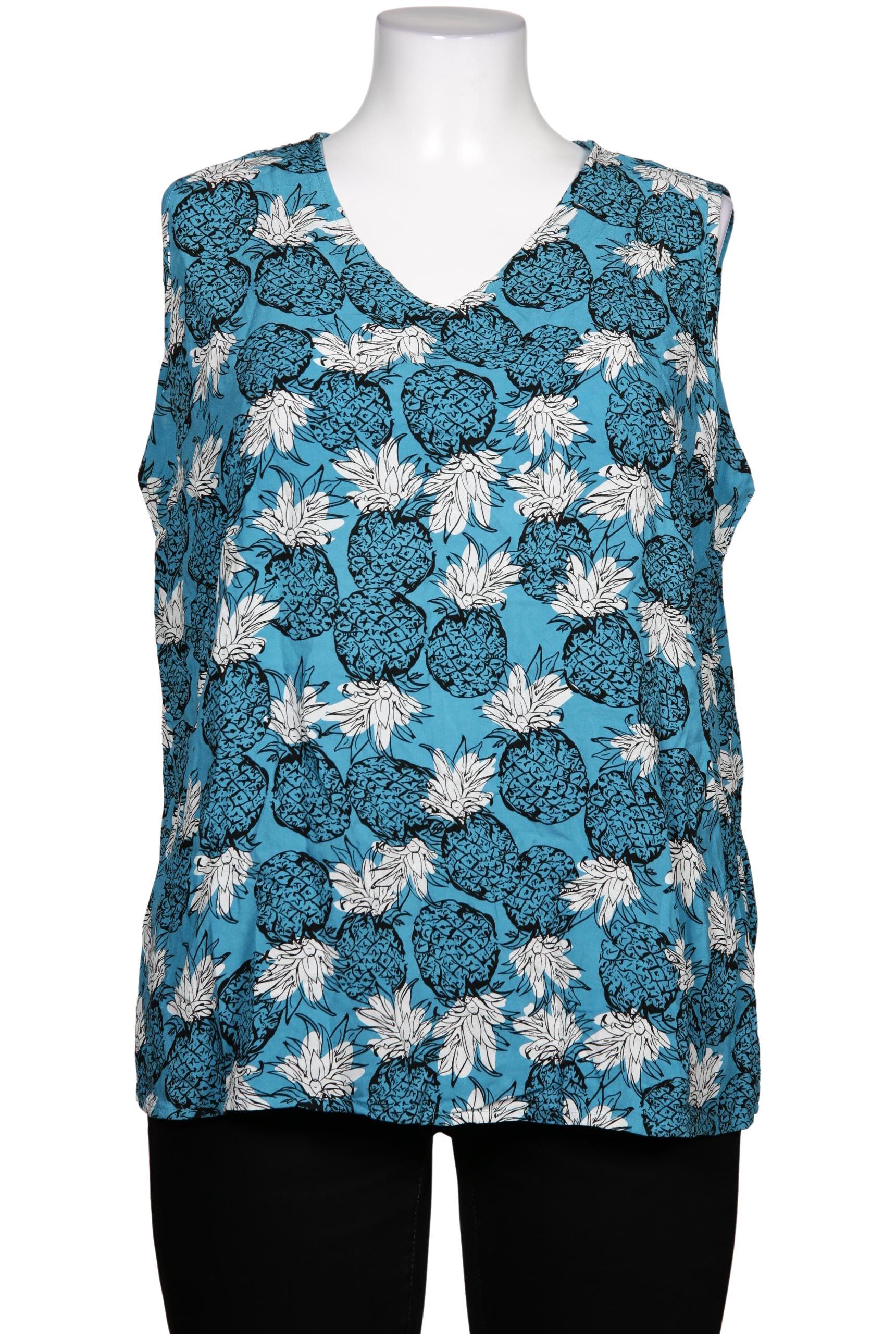 

Ulla Popken Damen Bluse, blau, Gr. 46