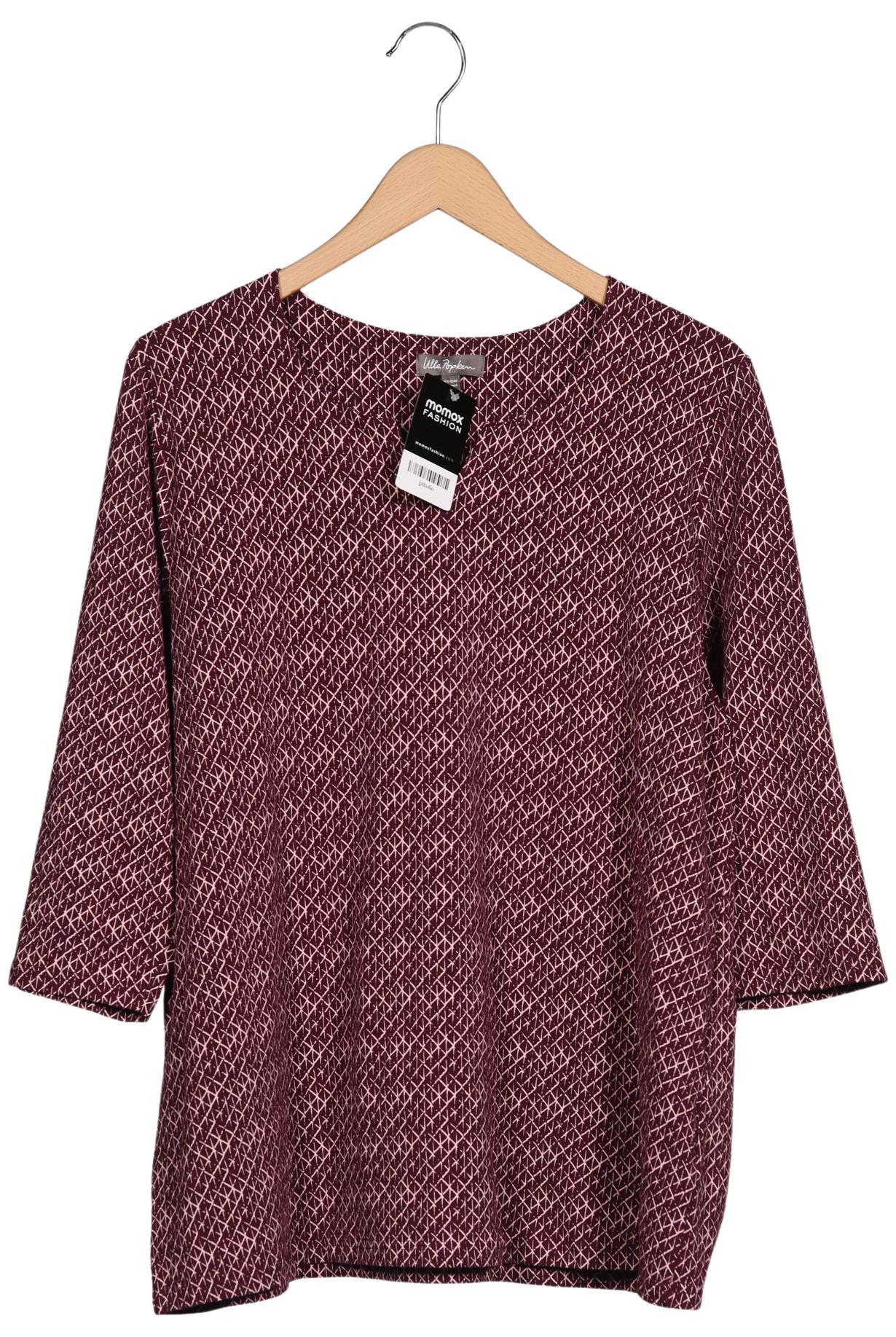 

Ulla Popken Damen Langarmshirt, bordeaux, Gr. 46